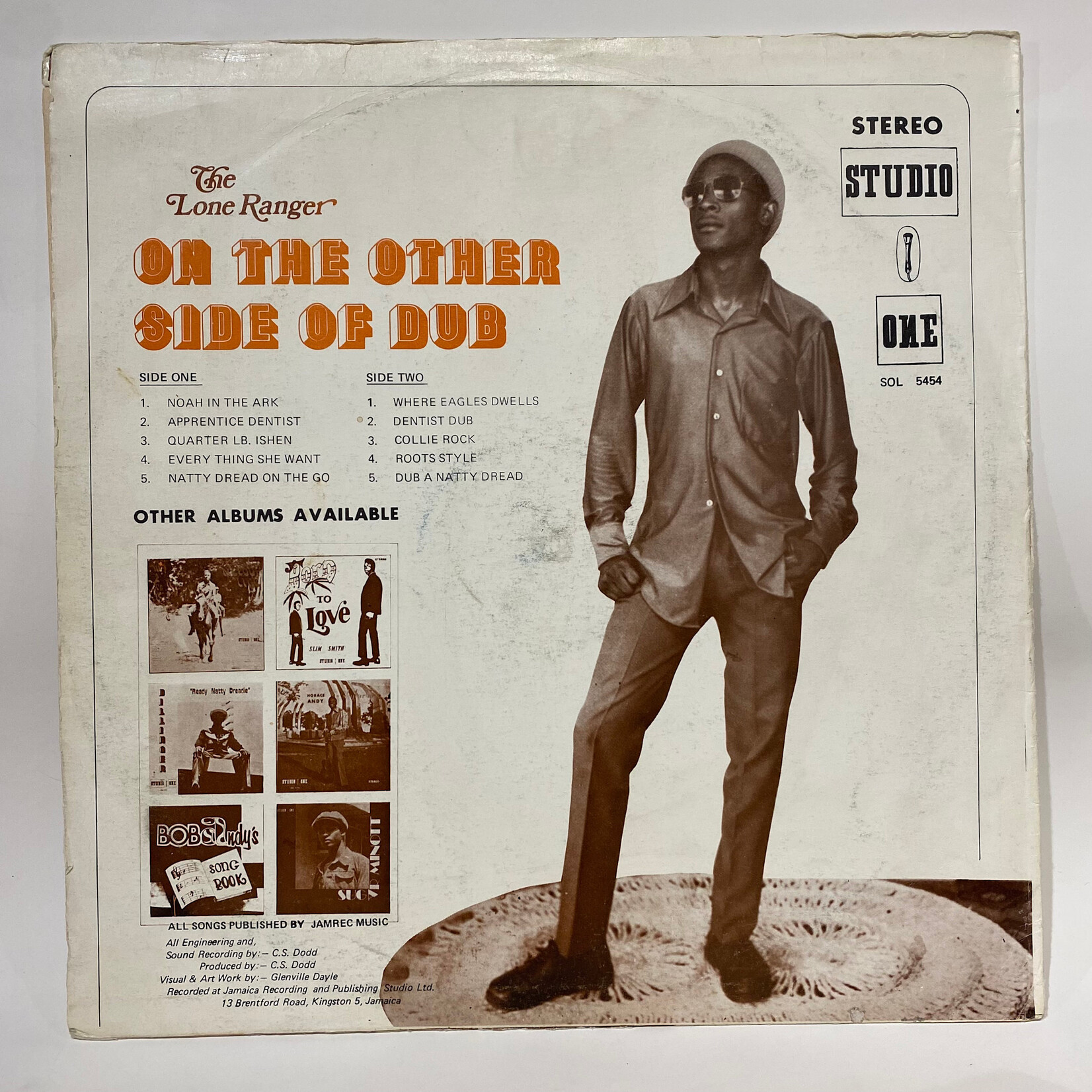 [Kollectible Vinyl] Lone Ranger: On the Other Side of Dub (1977, Jamaica, Dub, VG)[STUDIO ONE]