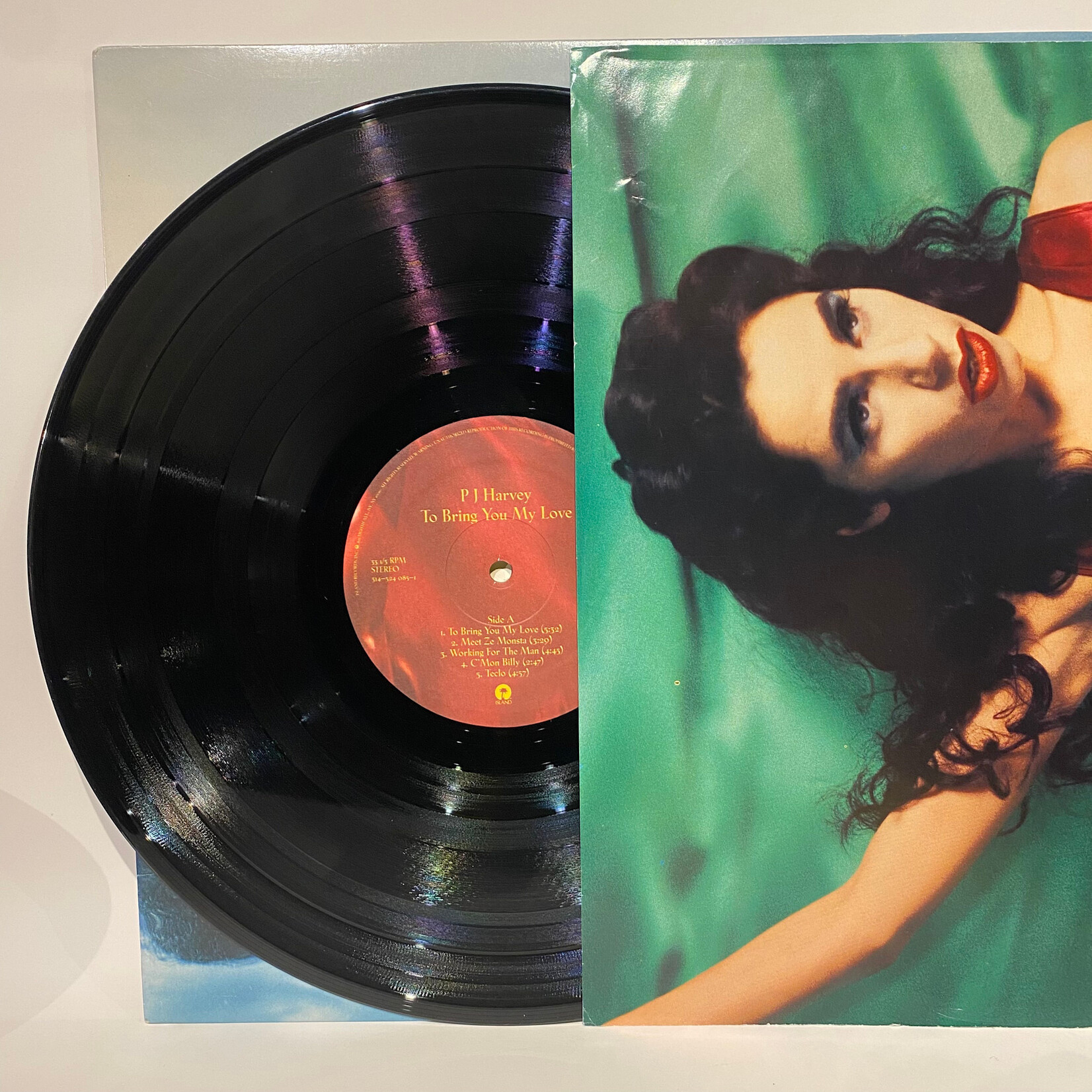[Kollectible Vinyl] PJ Harvey:  To Bring You My Love (1995, USA, 1st Issue, VG+)[ISLAND]