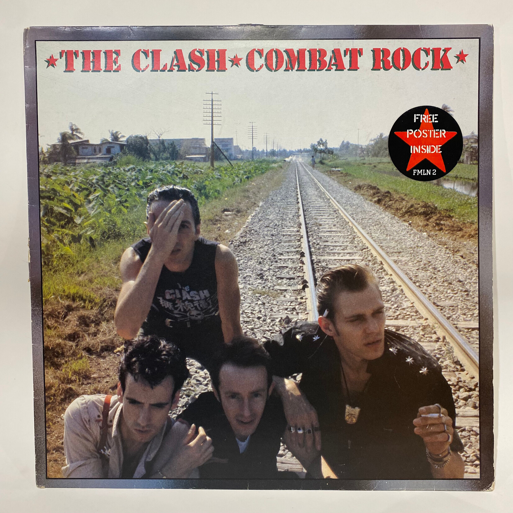 [Kollectible Vinyl] Clash: Combat Rock (1982, UK, Includes Inner & Poster, VG+)[CBS]