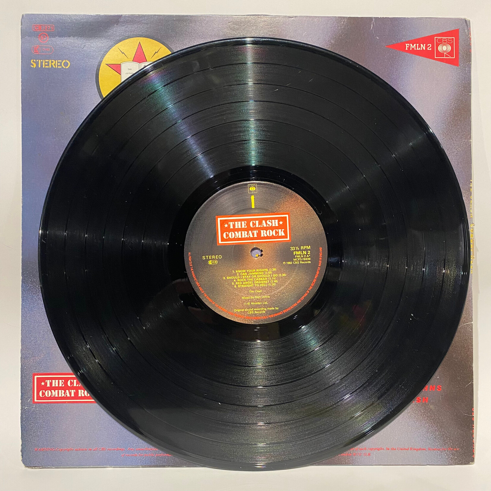 [Kollectibles] Clash: Combat Rock (1982, UK, Includes Inner & Poster, VG+)[CBS]