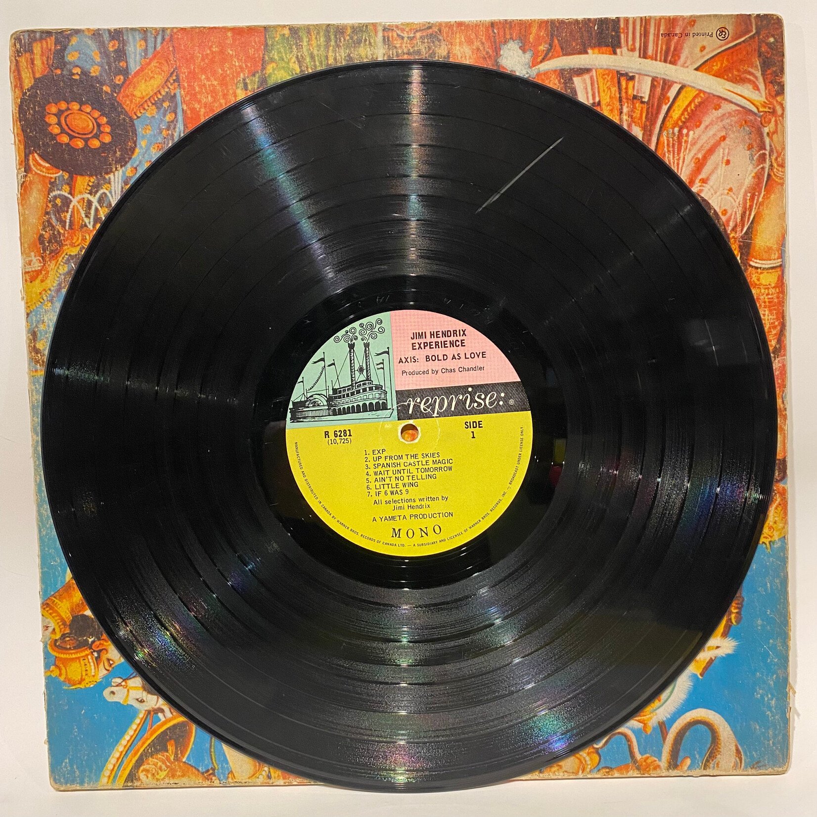 [Kollectibles] Hendrix, Jimi Experience: Axis: Love as Bold (1968, Canada, Late Mono Press, VG)[REPRISE]