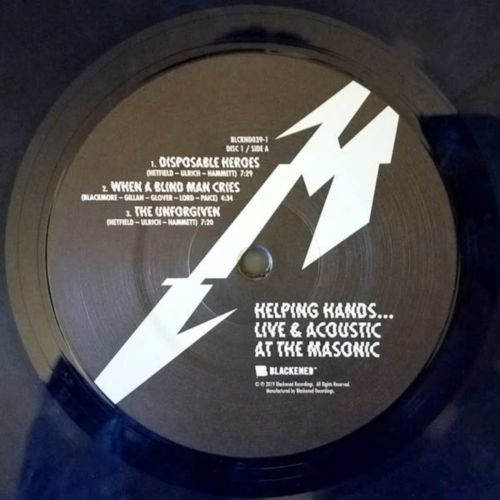 [Kollectibles] Metallica: Helping Hands... Live and Acoustic at the Masonic (2019, Sealed) [BLACKENED]