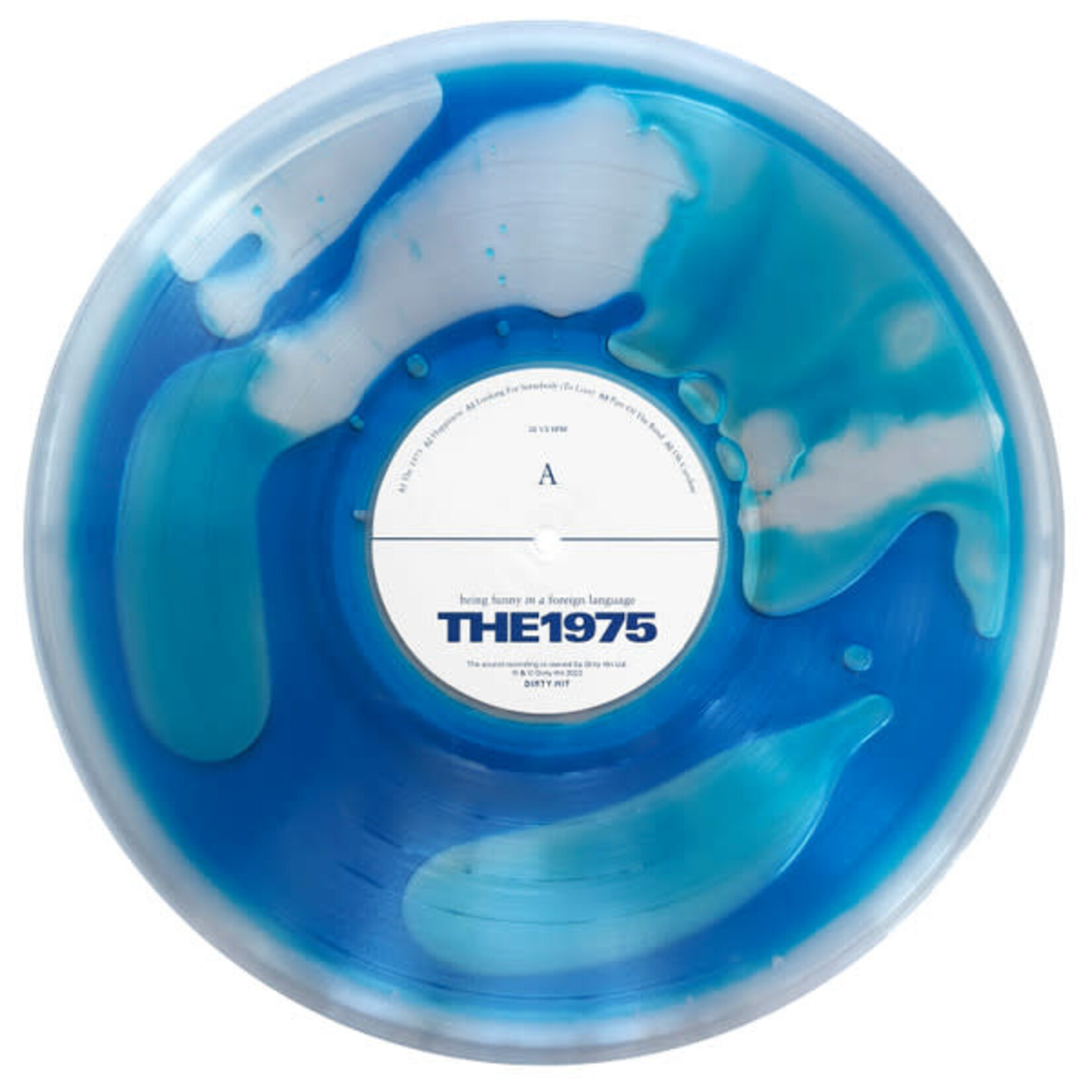 [Kollectibles] The 1975: Being Funny In A Foreign Language (2024,UK, Clear W/ Blue Liquid and Insert, VG+)