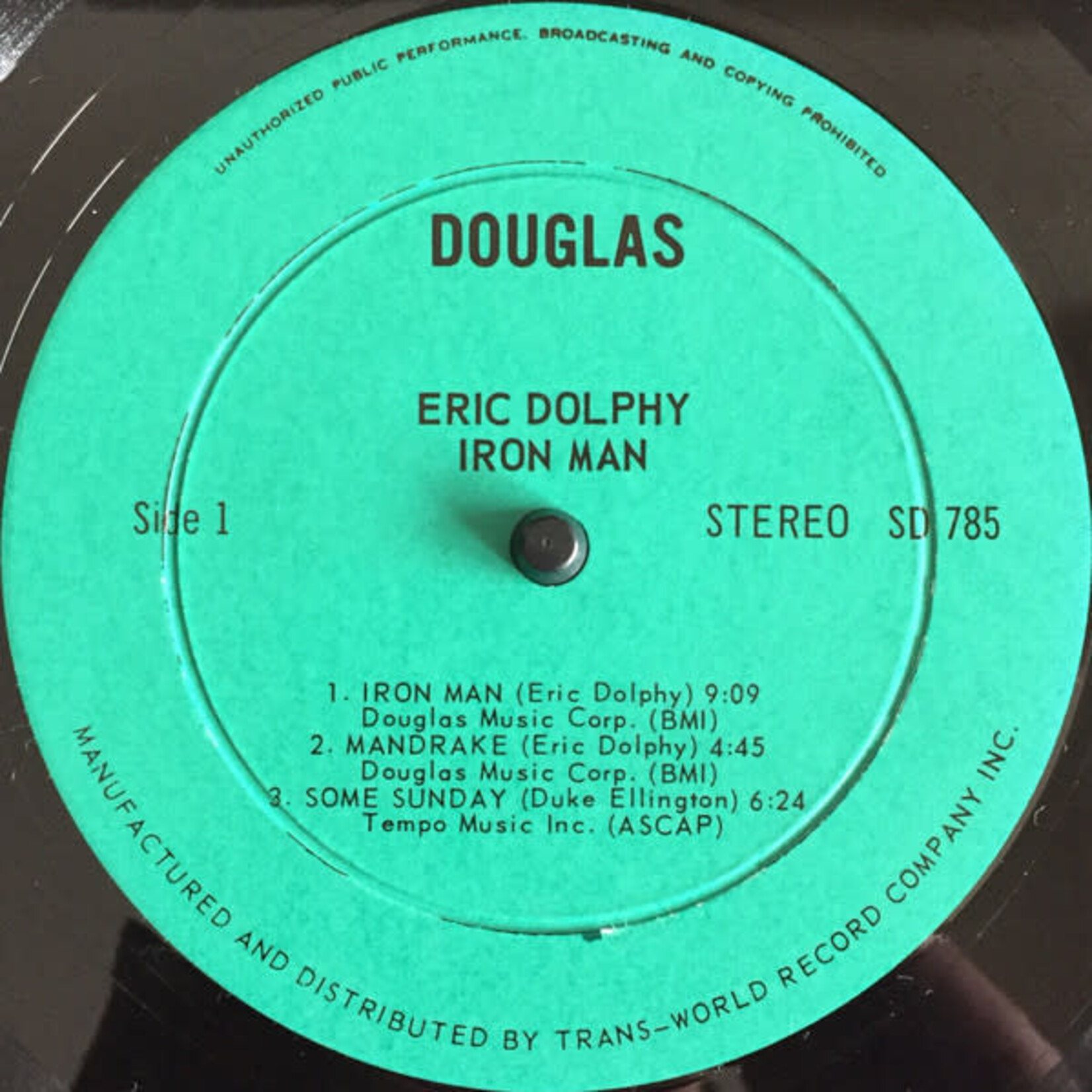 [Kollectibles] Dolphy, Eric: Iron Man (1969, Canada, VG+) [DOUGLAS]
