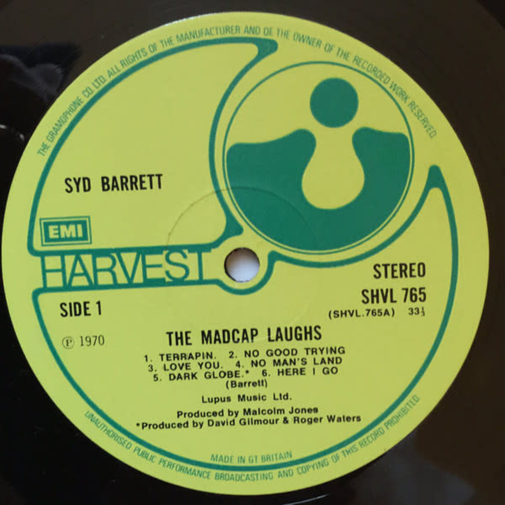 [Kollectibles] Barrett, Syd (Pink Floyd): The Madcap Laughs (1973, UK, EMI, VG+) [HARVEST]