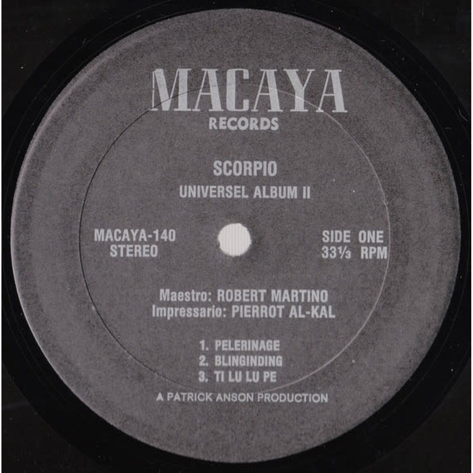 [Kollectible Vinyl] Scorpio Universel: Album II (1978, USA, In Shrink! VG+) [MACAYA]