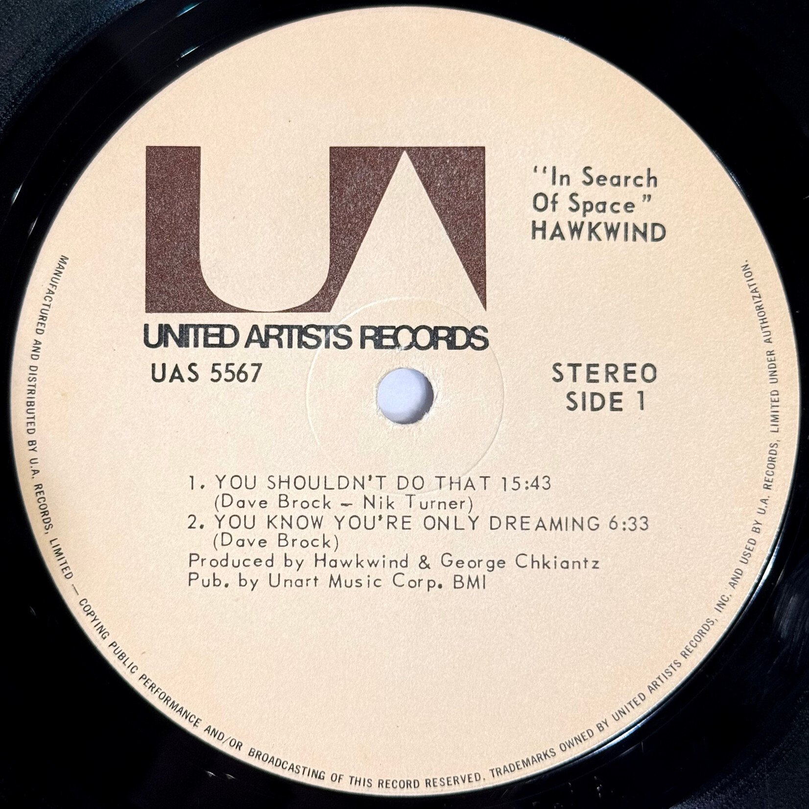 [Kollectibles] Hawkwind: X In Search Of Space (1973, USA, w/ Booklet & Die-Cut Cover, Disc VG+) [UNITED ARTISTS]