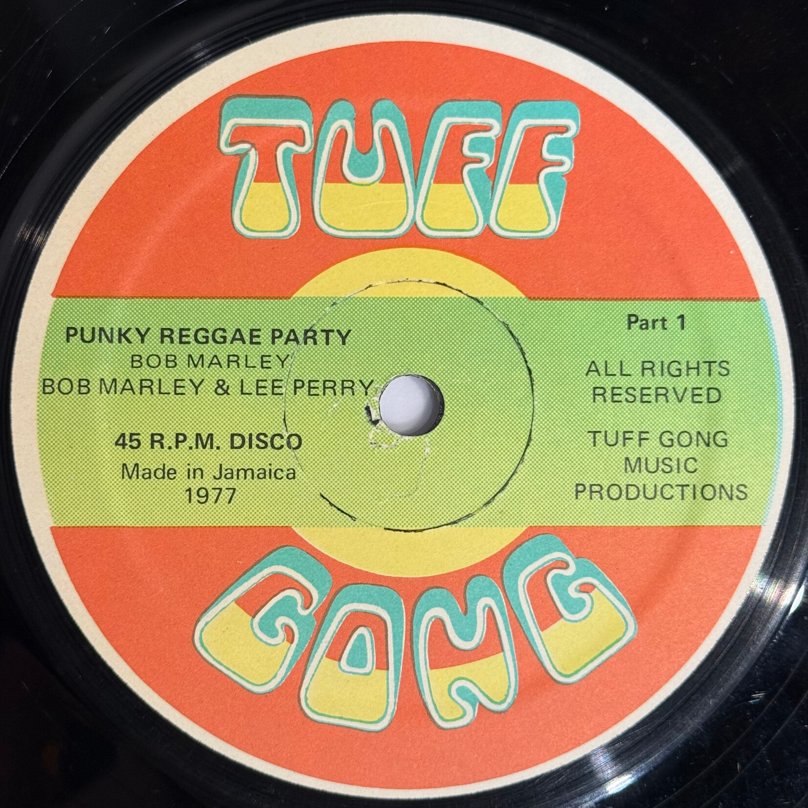 [Kollectible Vinyl] Marley, Bob & Lee Perry: Punky Reggae Party (1977, Jamaica, 12", VG+) [TUFF GANG]