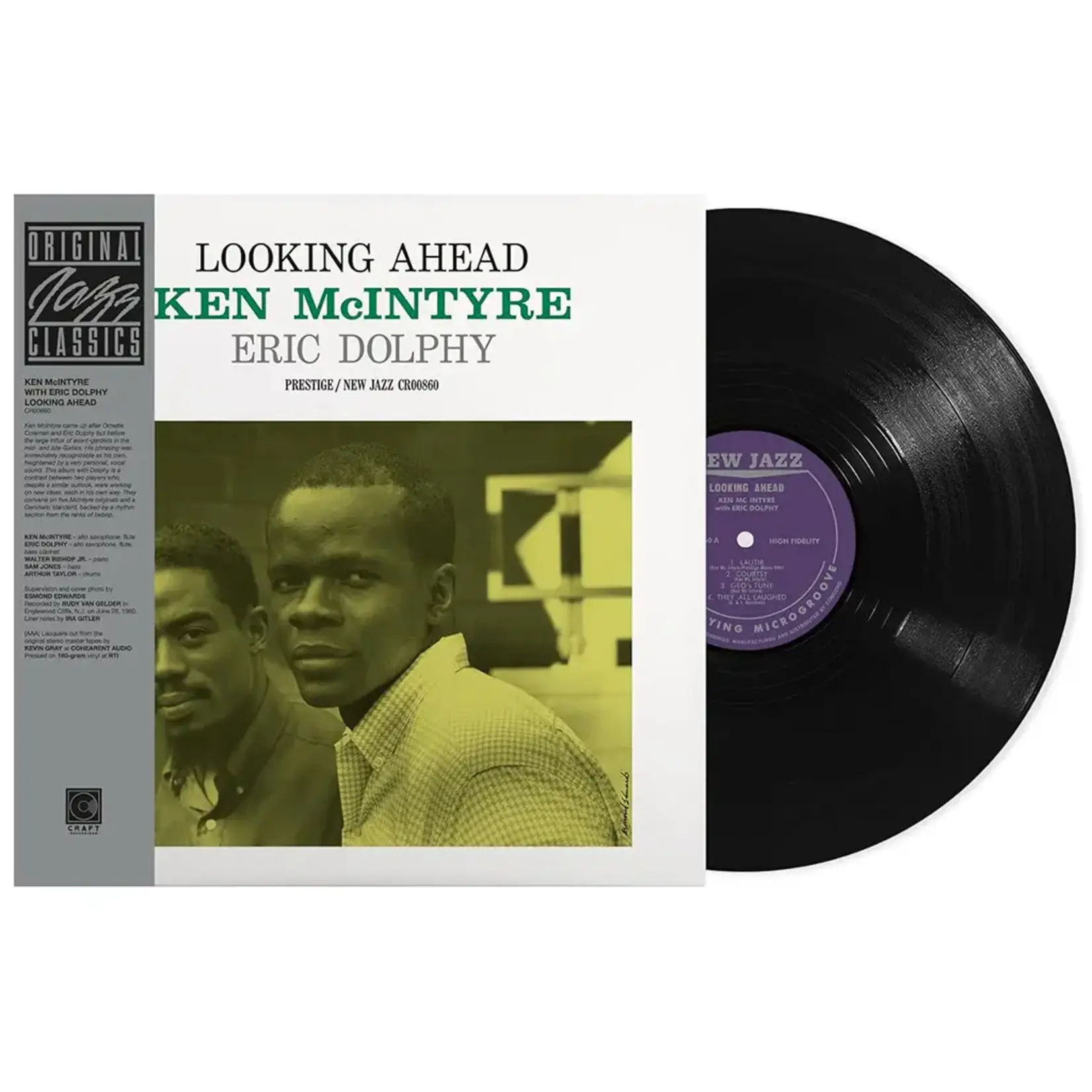 [New Vinyl] Mcintyre, Ken & Dolphy, Er:  Looking Ahead (Original Jazz Classics Series) [CRAFT]