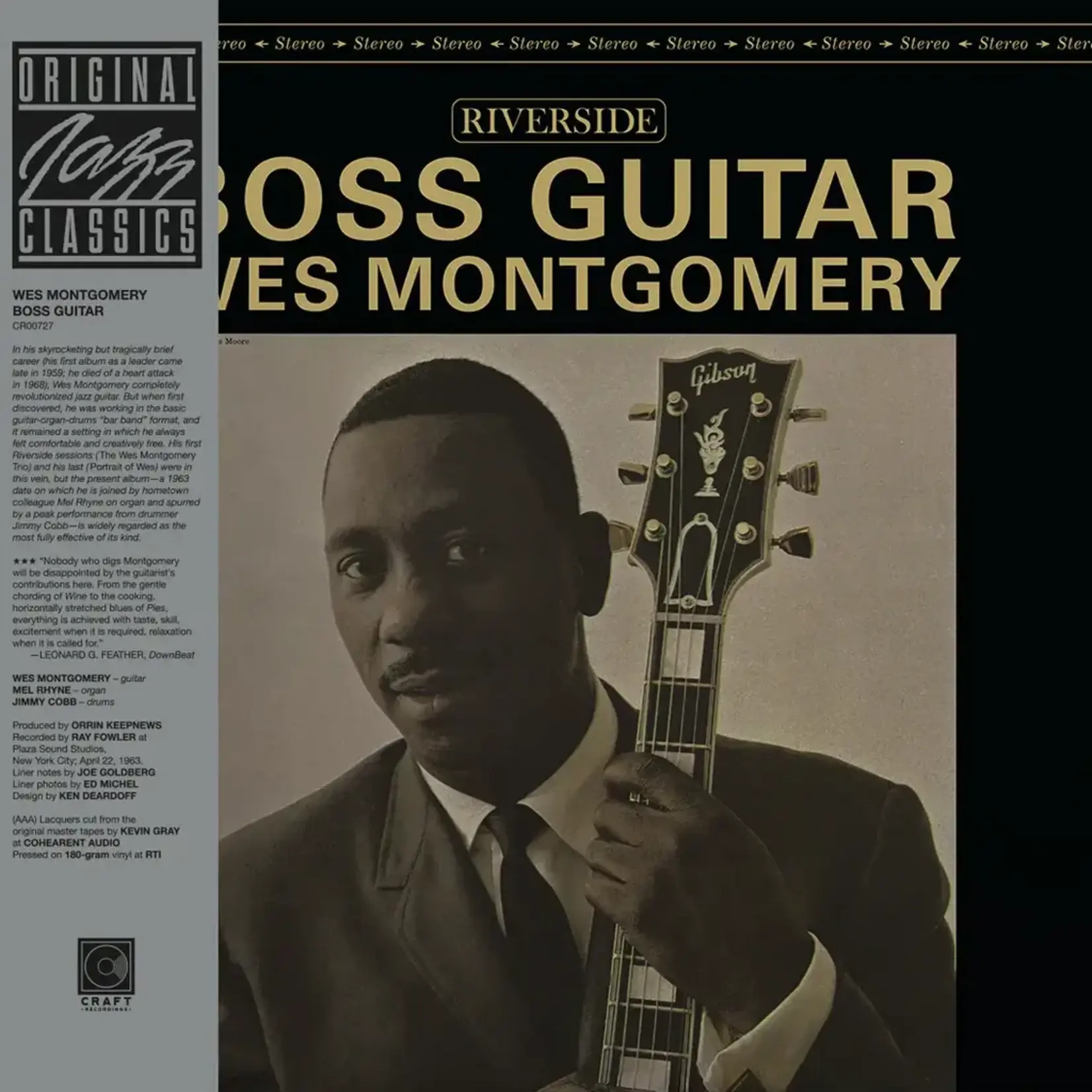 [New] Montgomery Wes: Boss Guitar (180G) [CONCORD JAZZ INC.]