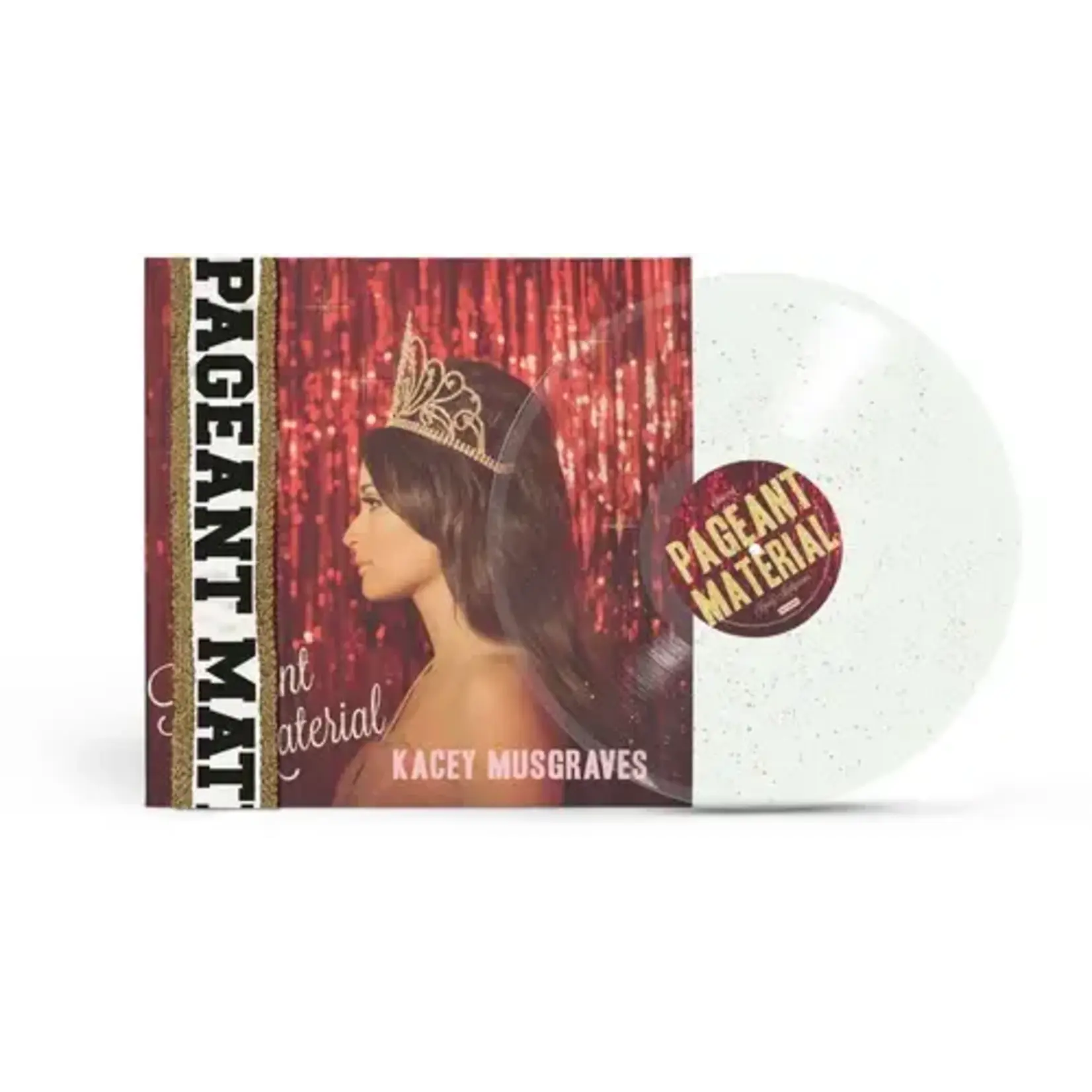 [New] Musgraves, Kacey: Pageant Material (clear w/gold glitter vinyl) (10th ann.) [MCA NASHVILLE]