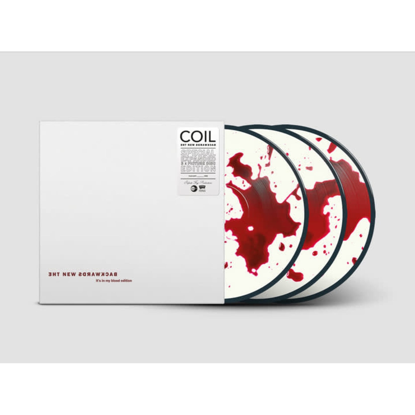 [New Vinyl] Coil: The New Backwards (It's In My Blood edition-3LP picture disc) [KONTAKT AUDIO]