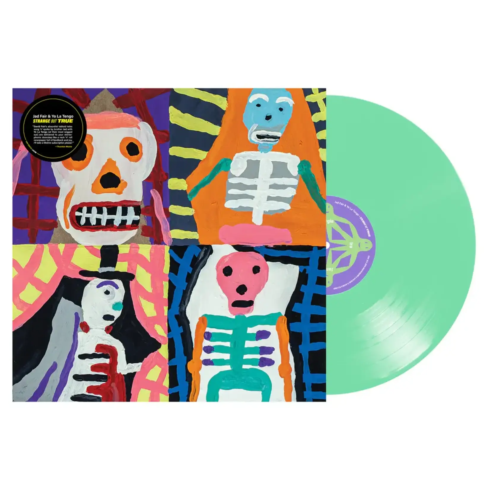 [New Vinyl] Fair, Jad & Yo La Tengo: Strange But True (mint green vinyl) [JOYFUL NOISE]