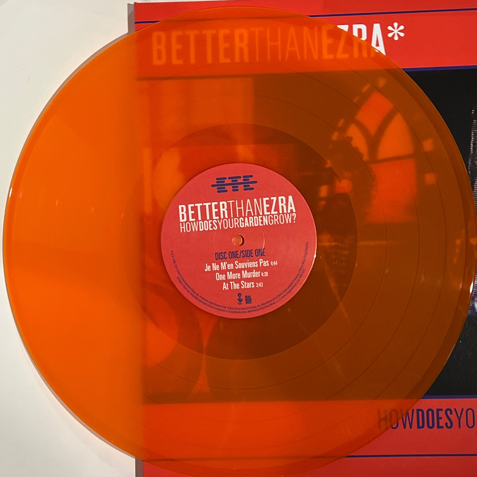 [Kollectible Vinyl] Better Than Ezra: How Does Your Garden Grow? (2025, USA, Limited Ed. RSD , Orange Vinyl, Ex) [REAL GONE MUSIC]