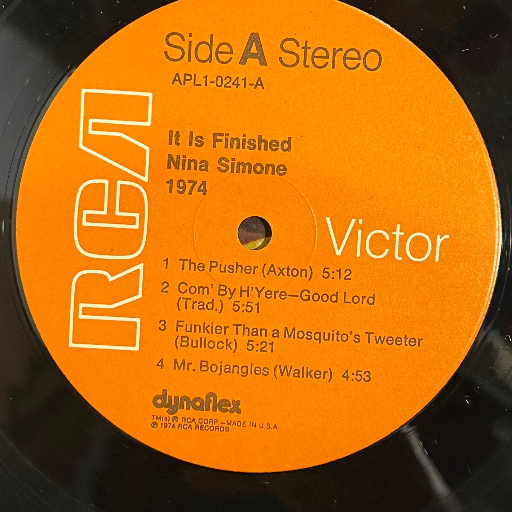 [Kollectibles] Nina Simone: It Is Finished (1974, USA, Disc VG+) [RCA]