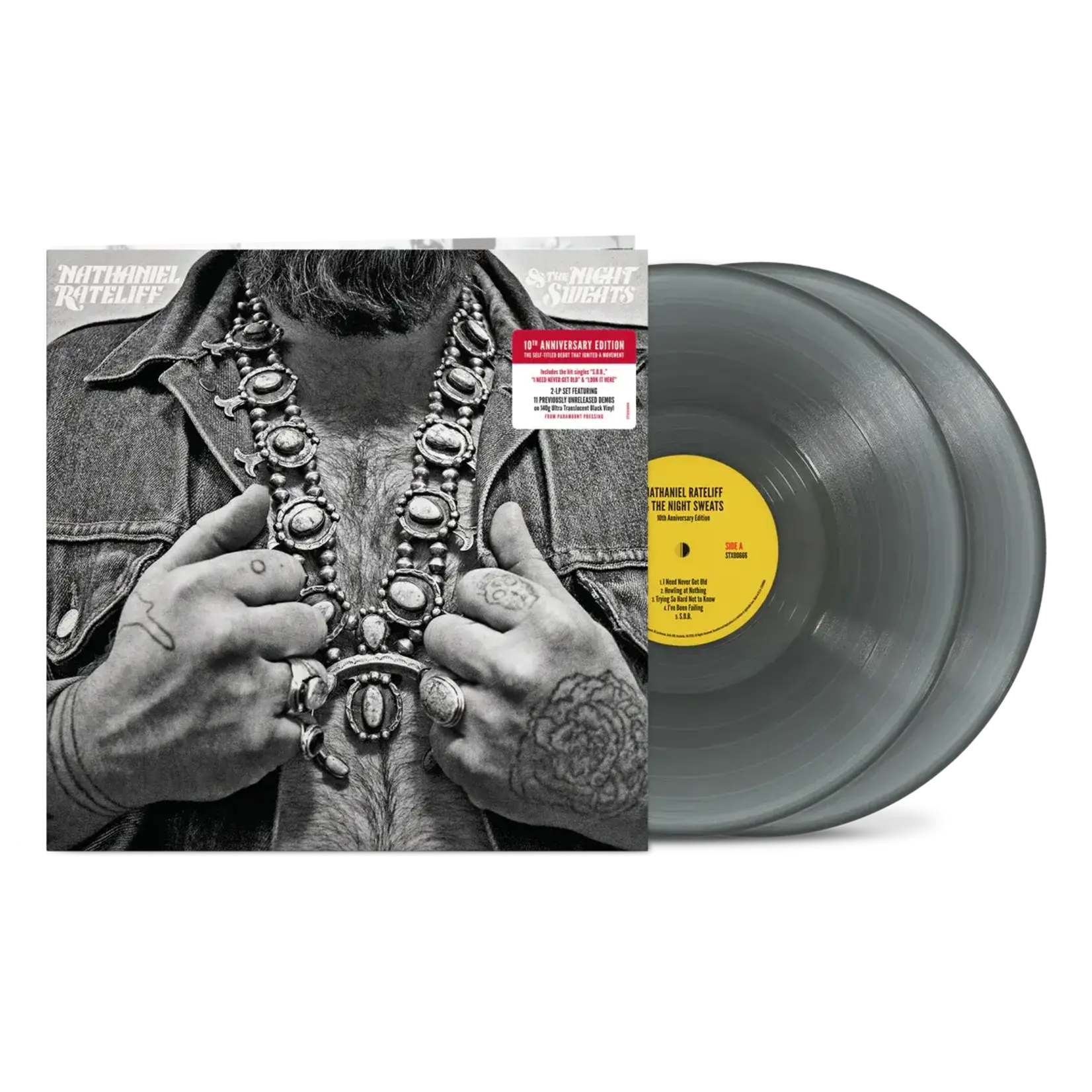 [New] Rateliff, Nathaniel & The Night Sweats: Nathaniel Rateliff & the Night Sweats (2LP-ultra clear black vinyl) (10th) [STAX]
