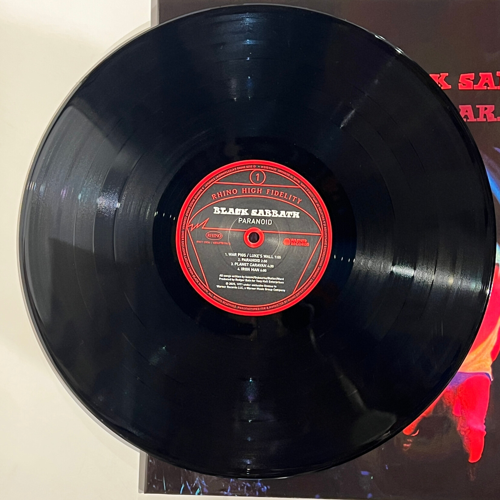 [Kollectible Vinyl] Black Sabbath: Paranoid (2025, USA, Limited Ed. Numbered, Ex) [WARNER]