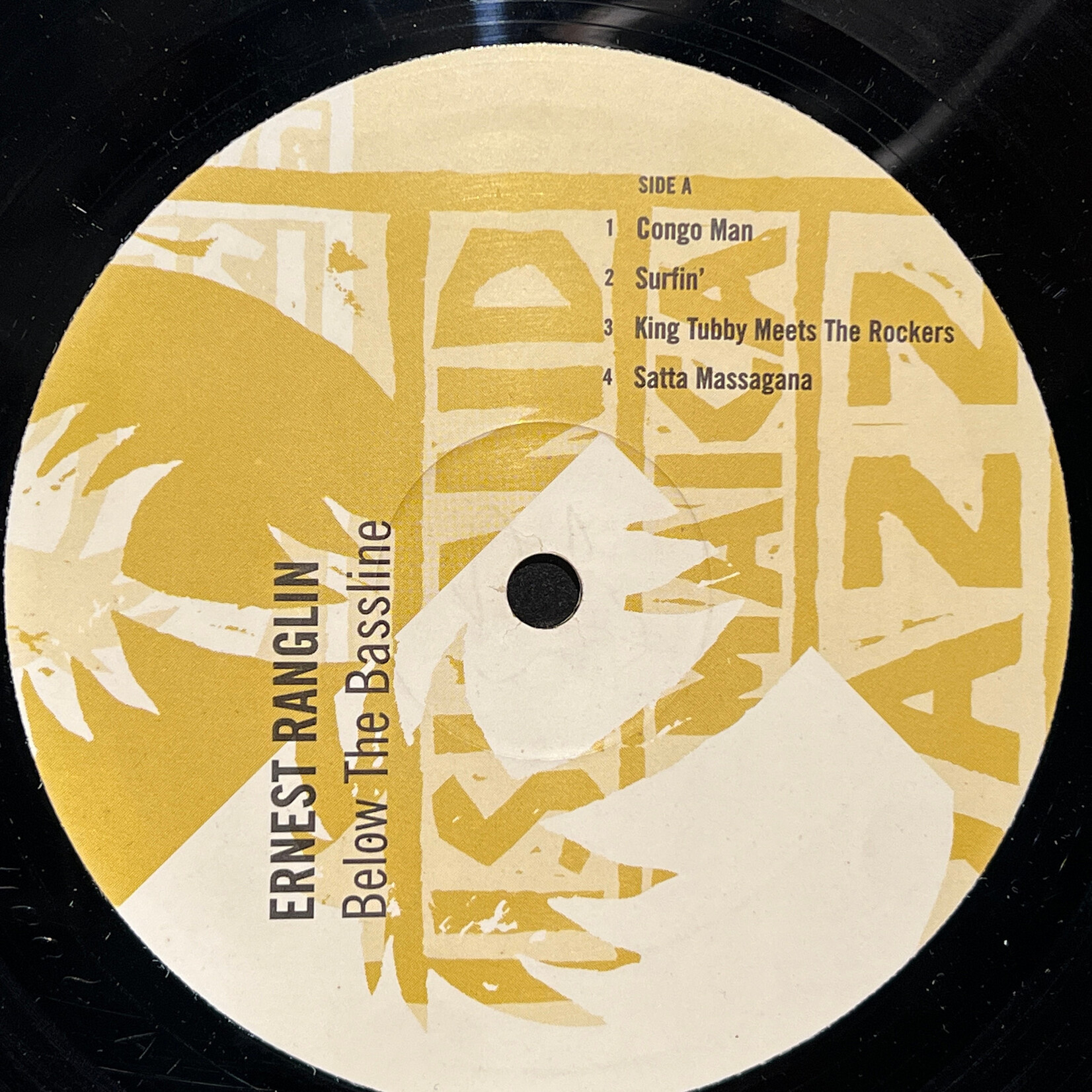 [Kollectible Vinyl] Ranglin, Ernest: Below The Bassline (1996, UK, VG+) [ISLAND JAMAICA JAZZ]