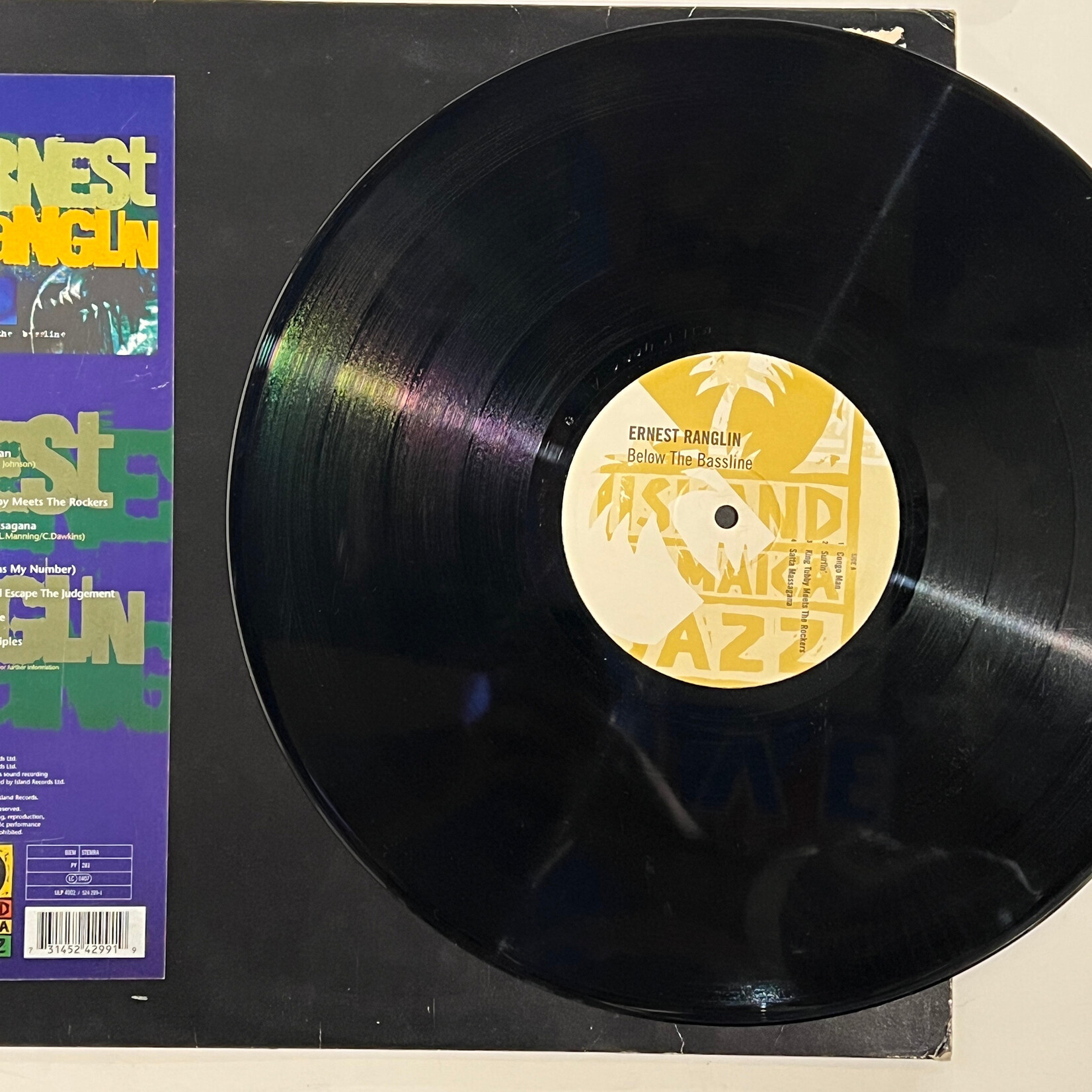 [Kollectibles] Ranglin, Ernest: Below The Bassline (1996, UK, VG+) [ISLAND JAMAICA JAZZ]