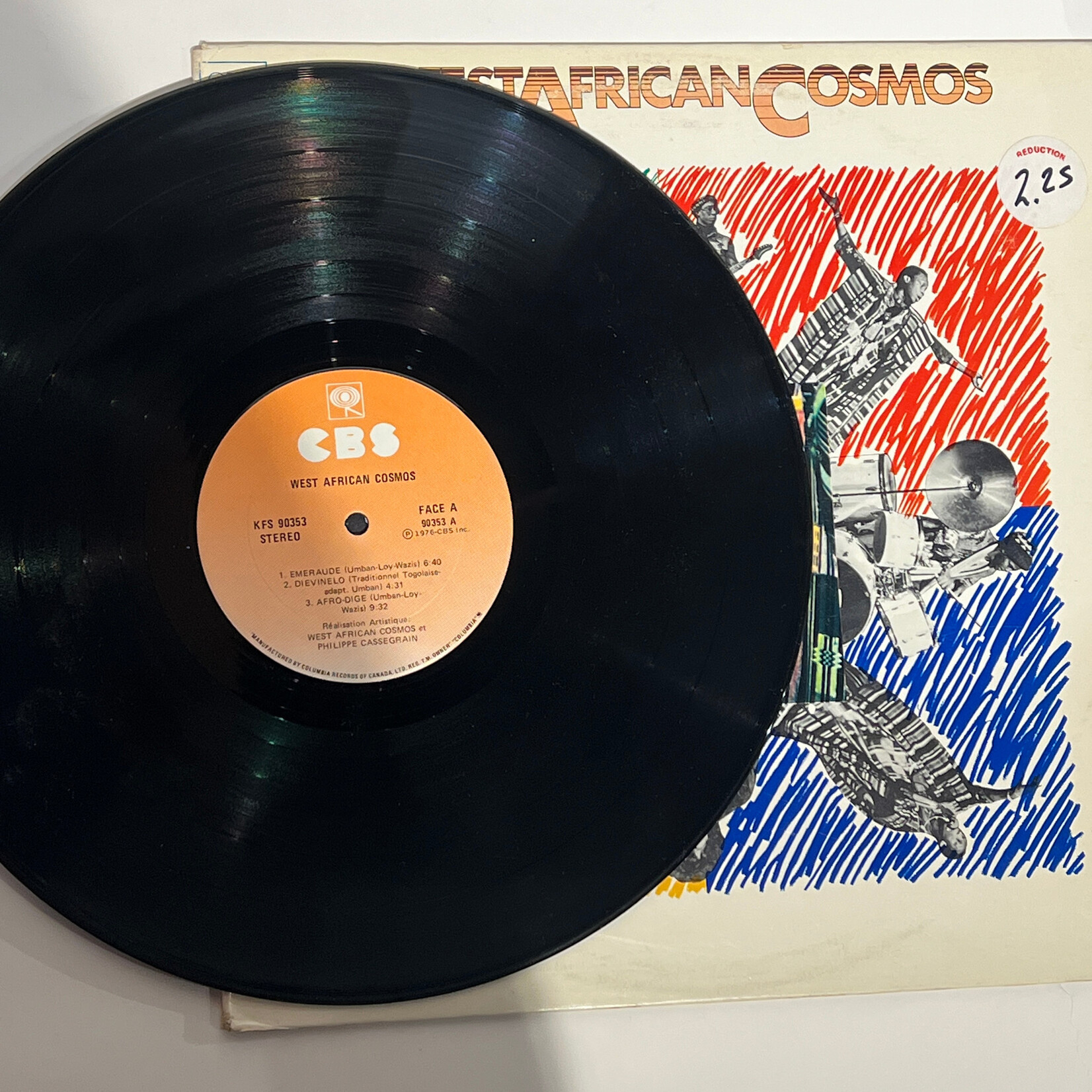 [Kollectible Vinyl] West African Cosmos: West African Cosmos (1976, Canada, VG+) [CBS]