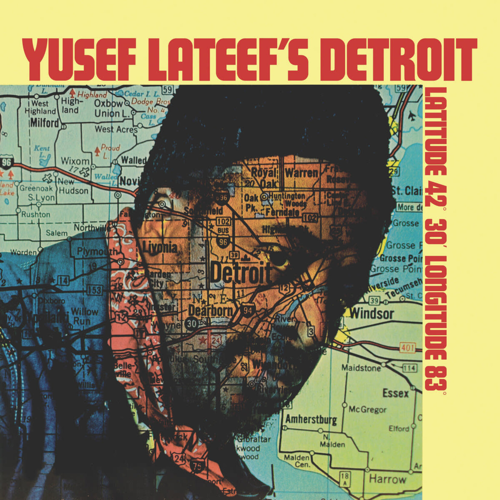 [New] Lateef, Yusef: Detroit Latitude 42° 30' Longitude 83° [WARNER]