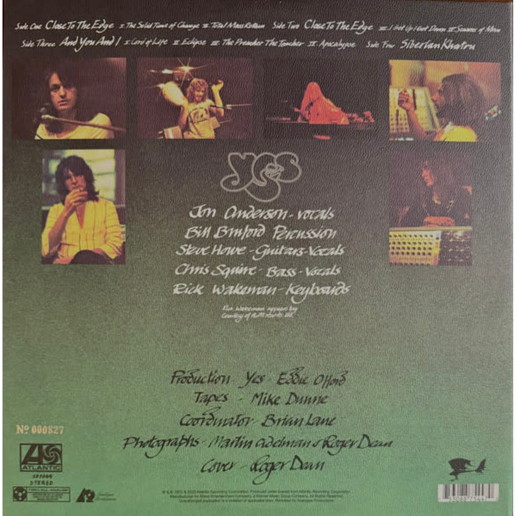 [Kollectibles] Yes: Close To The Edge (2025, USA, 2x12" 45RPM, Ex) [ANALOGUE PRODUCTIONS]