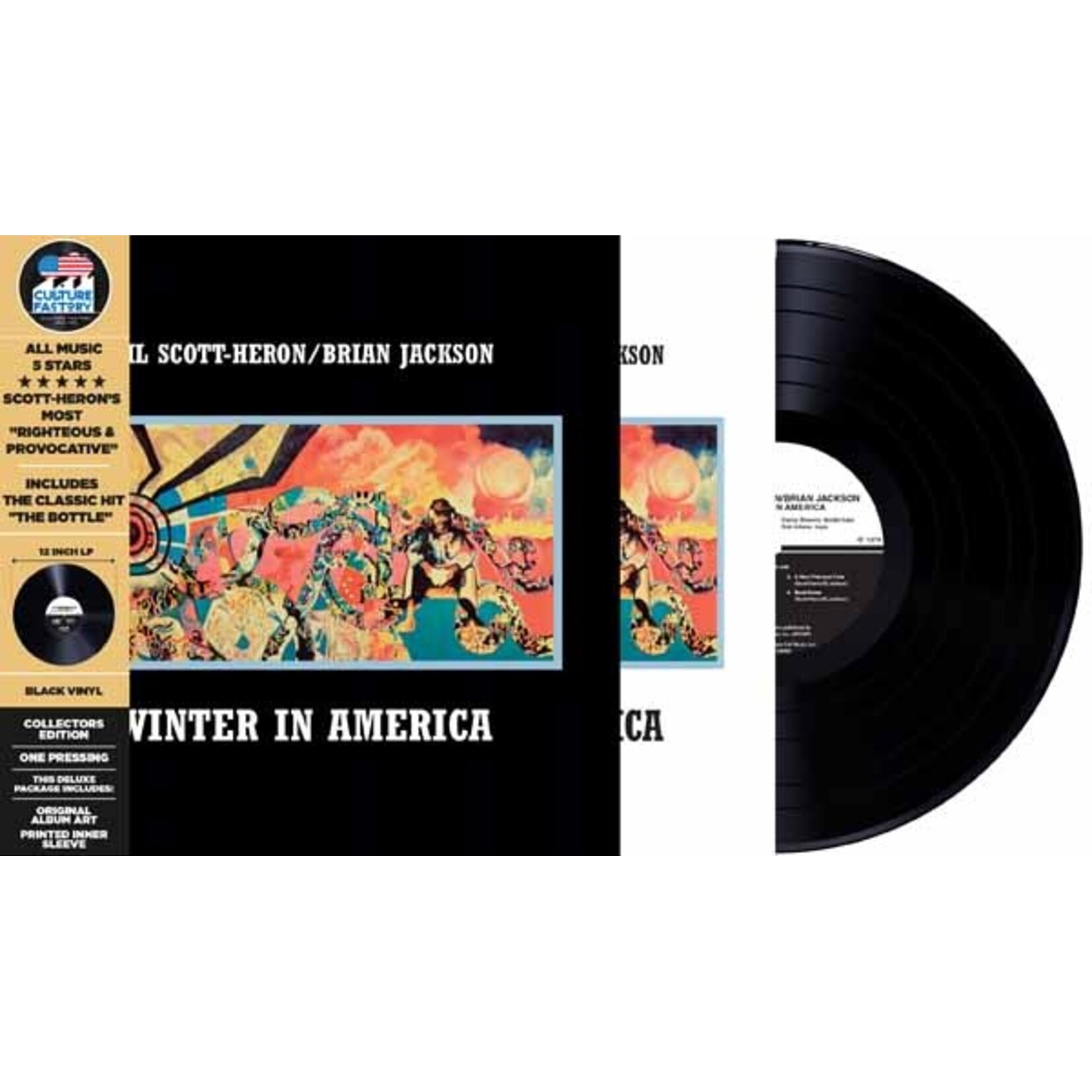 [New Vinyl] Scott-Heron, Gil & Brian Jackson: Winter In America (black vinyl) [CULTURE FACTORY]