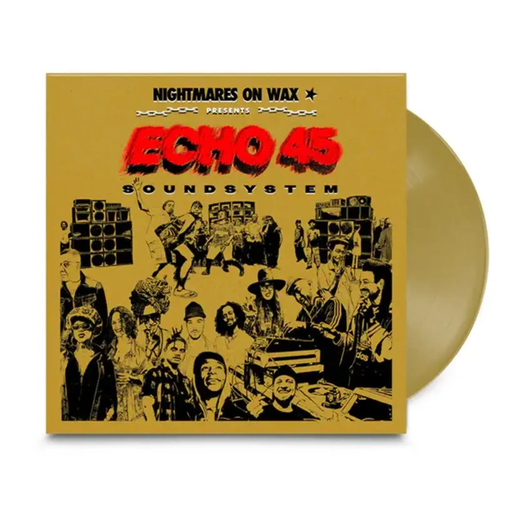 [New Vinyl] Nightmares On Wax: Echo45 Sound System (Gold Vinyl) [WARP RECORDS]