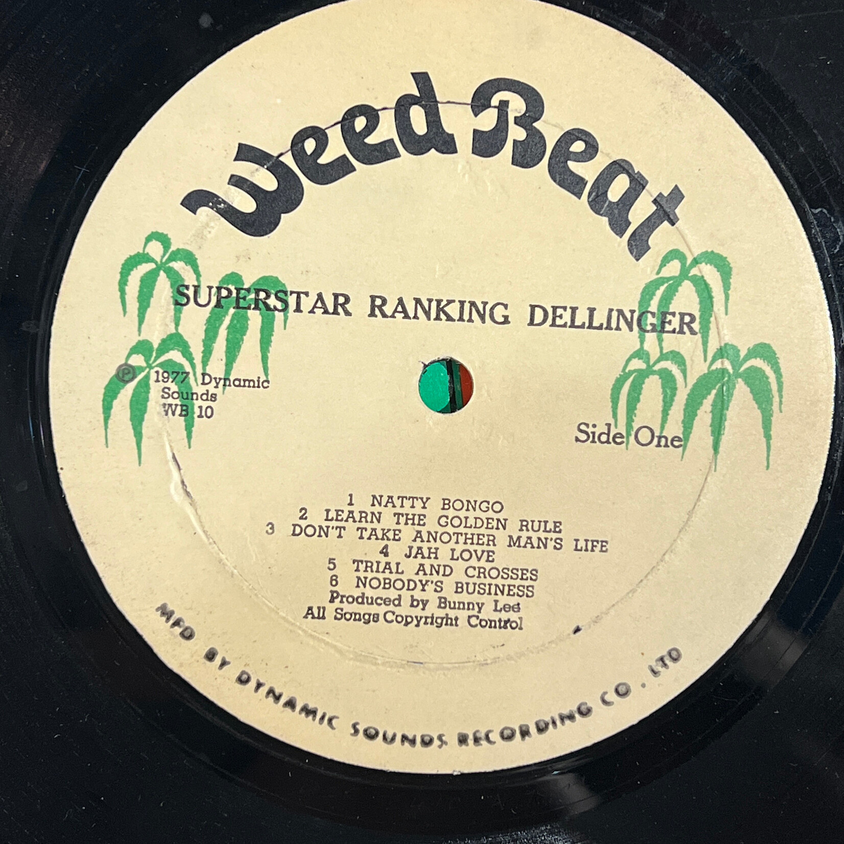 [Kollectibles] Ranking Dellinger: Superstar (1977, Jamaica, VG) [WEED BEAT]