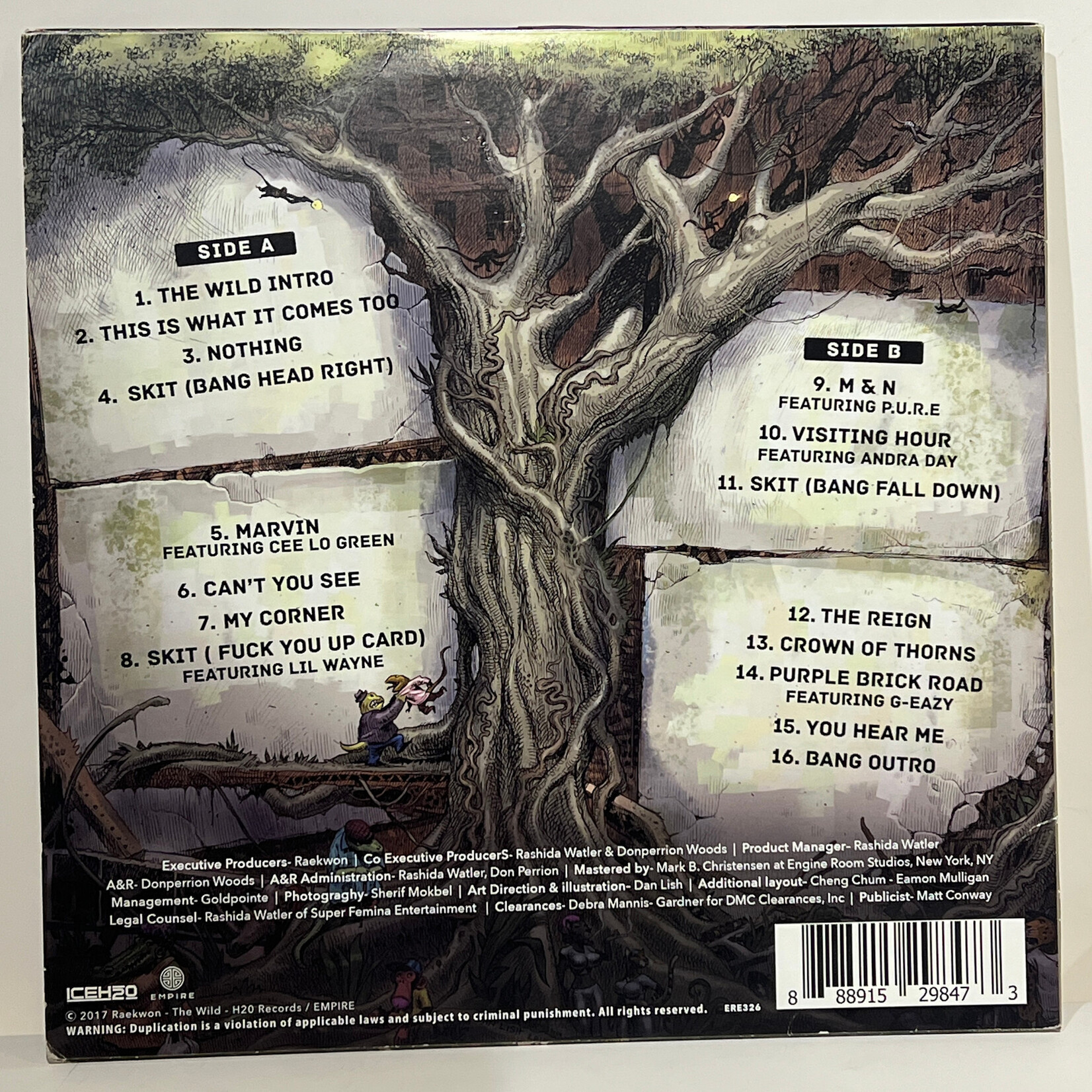 [Kollectibles] Raekwon: The Wild (2017, USA, White translucent, VG+) [EMPIRE]