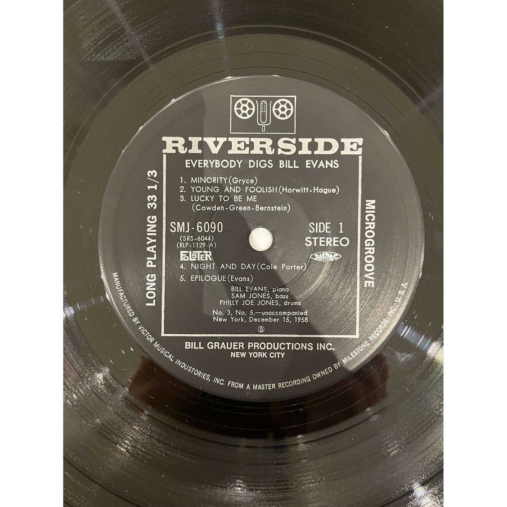 [Kollectibles] Bill Evans Trio: Everybody Digs Bill Evans (1975, Japan, w/insert, Disc Ex) [RIVERSIDE]