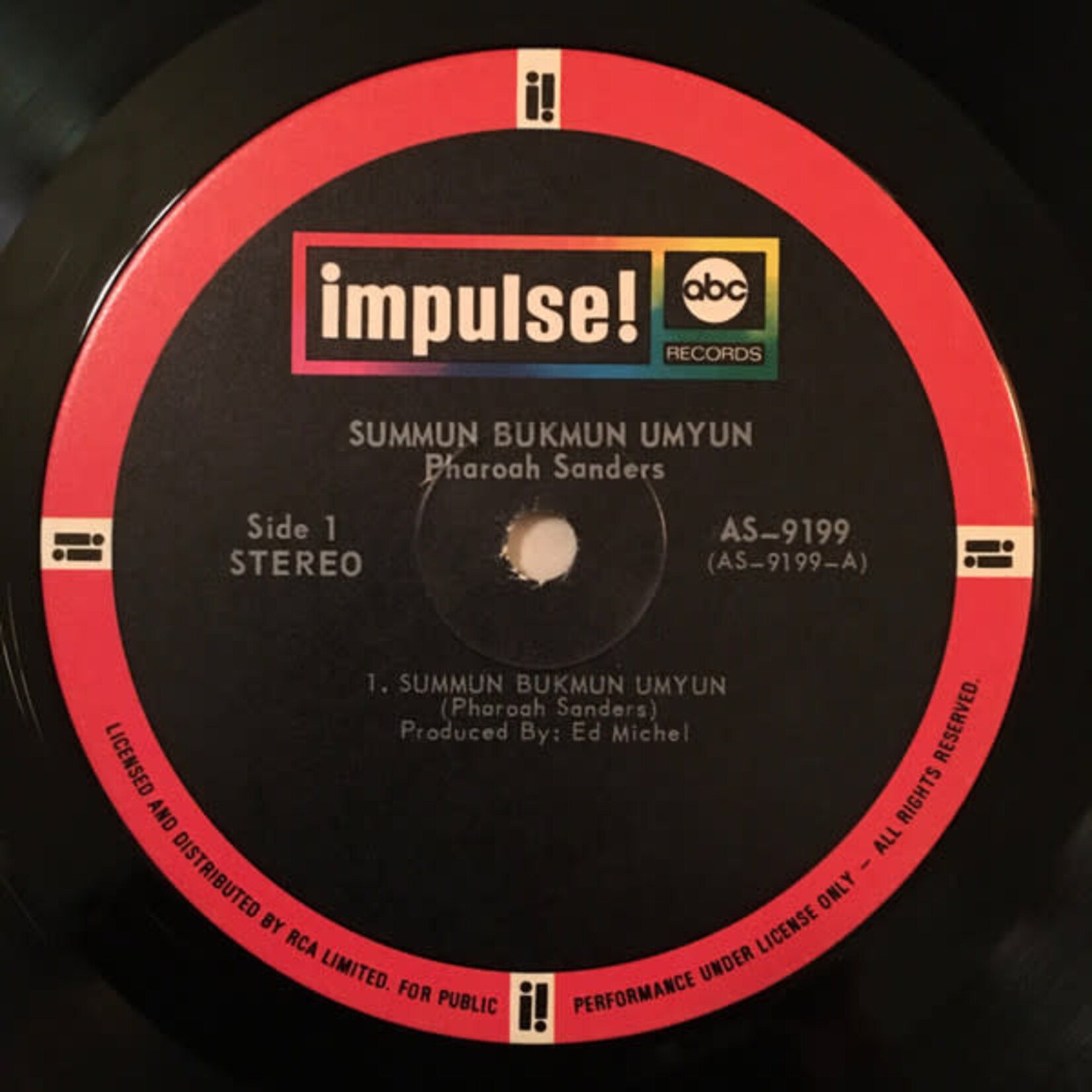 [Kollectibles] Sanders, Pharoah: Summun Bukmun Umyun - Deaf Dumb Blind (1970, Canada, VG) [IMPULSE]