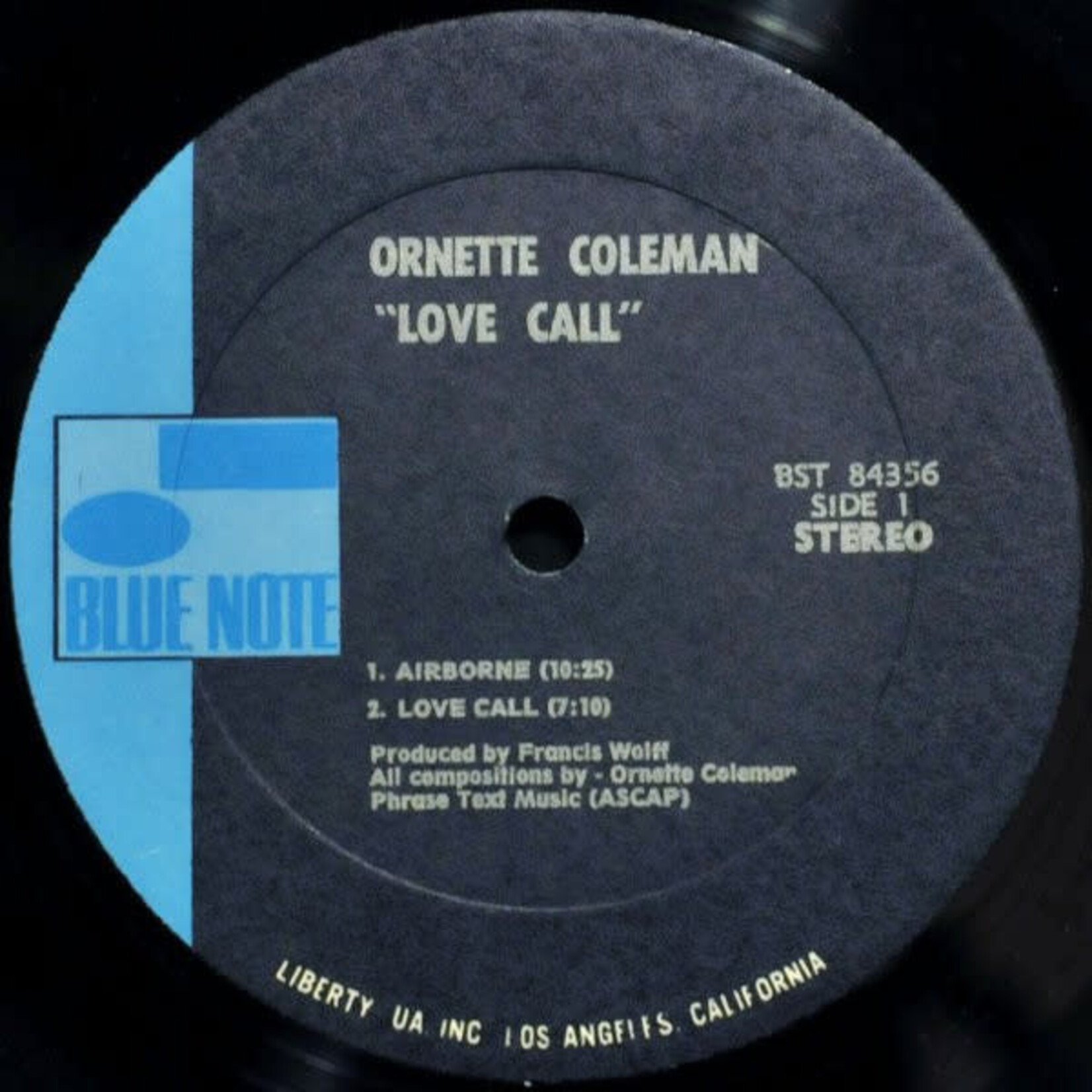 [Kollectible Vinyl] Coleman, Ornette: Love Call (1971, USA, Disc VG+) [BLUE NOTE]