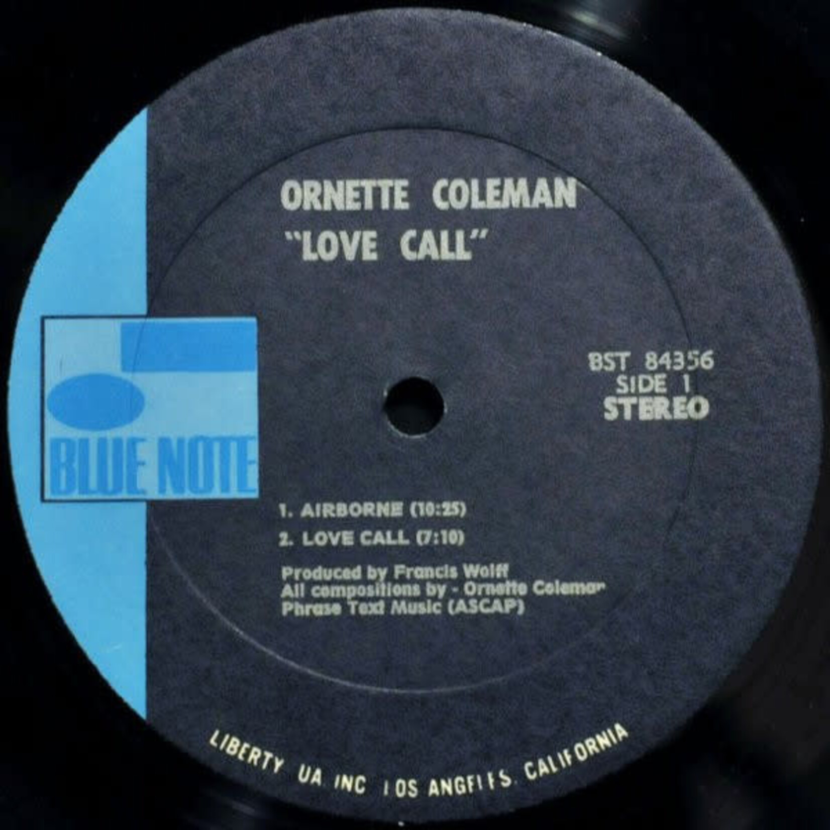 [Kollectibles] Coleman, Ornette: Love Call (1971, USA, Disc VG+) [BLUE NOTE]