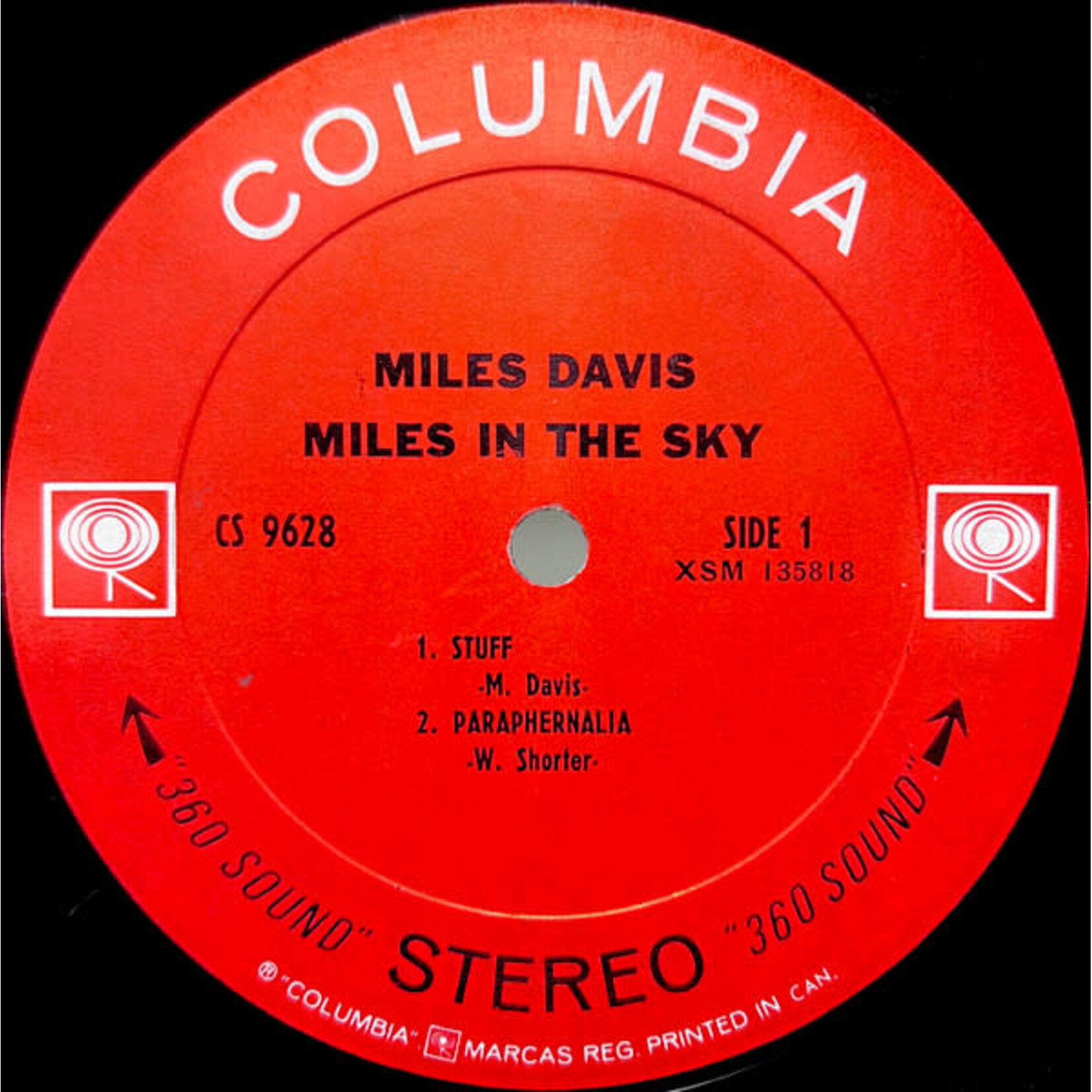 [Kollectibles] Davis, Miles: Miles In The Sky (1968, Canada, 2-Eye Stereo, VG) [COLUMBIA]
