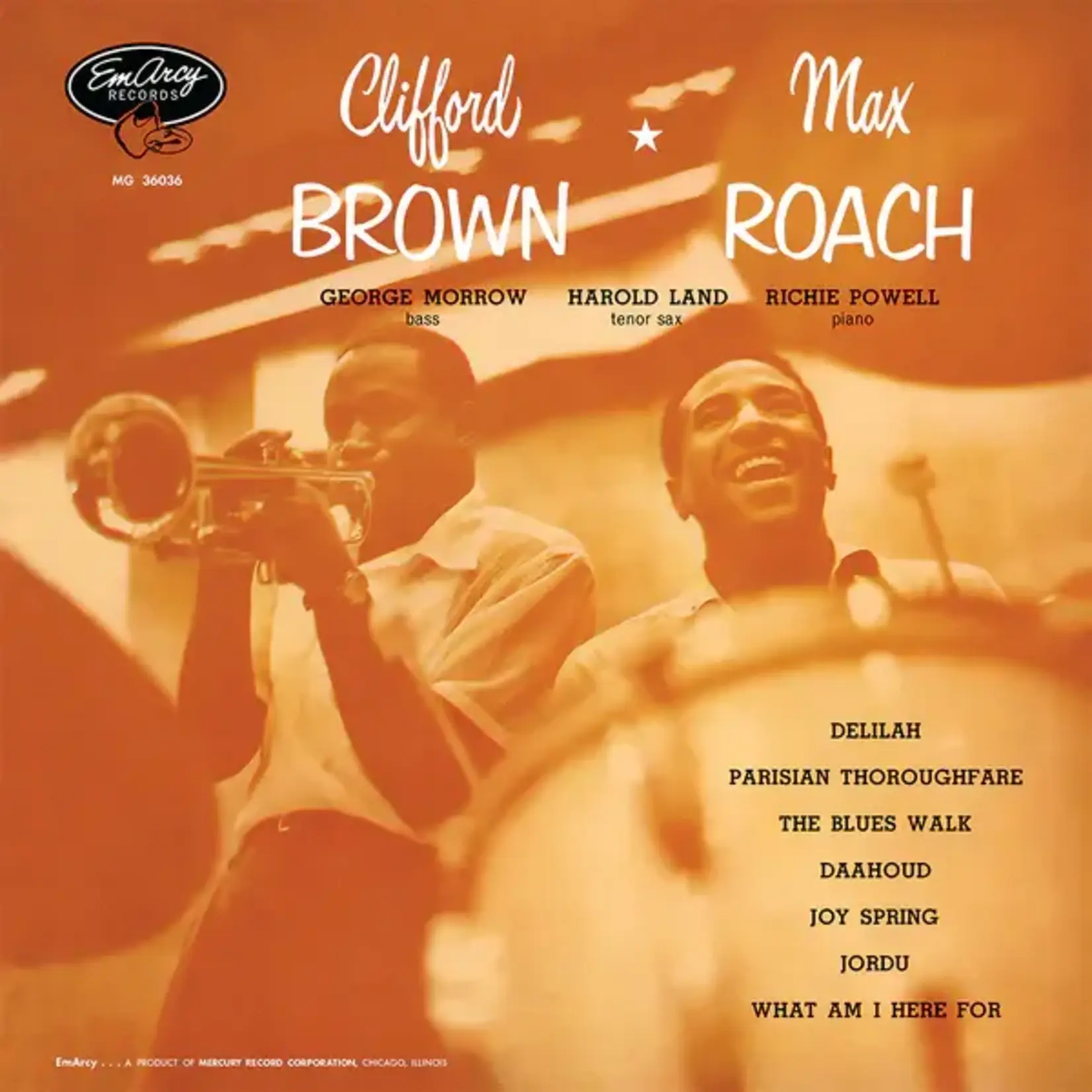 [New Vinyl] Brown, Clifford & Max Roach: Clifford Brown and Max Roach (Verve Acoustic Sounds Series) [VERVE]