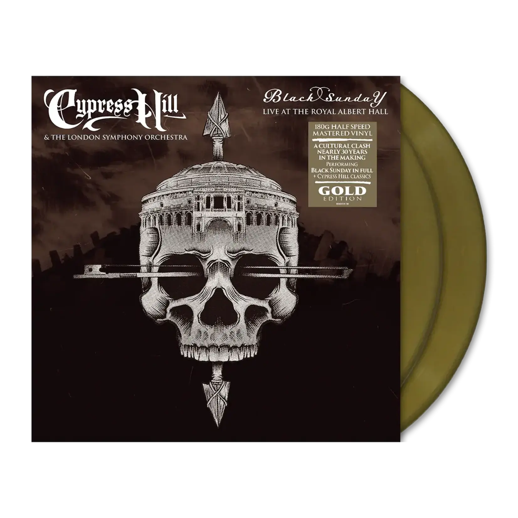 [New Vinyl] Cypress Hill & the London Symphony Orchestra: Black Sunday: Live at the Royal Albert Hall (2LP-gold vinyl) [MERCURY]