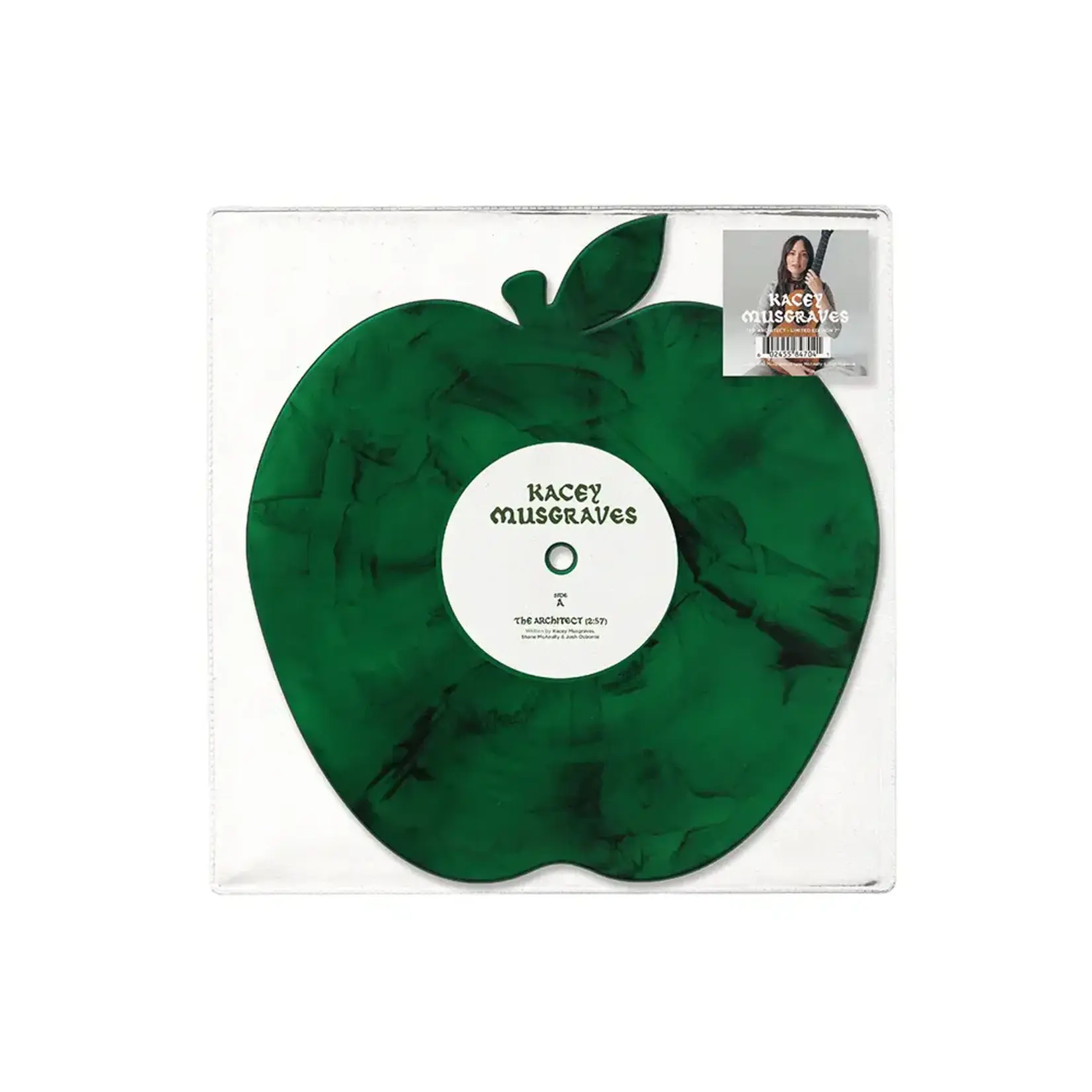 [New Vinyl] Musgraves, Kacey: The Architect (green translucent apple-shaped 7" vinyl) [(7"), MCA NASHVILLE]