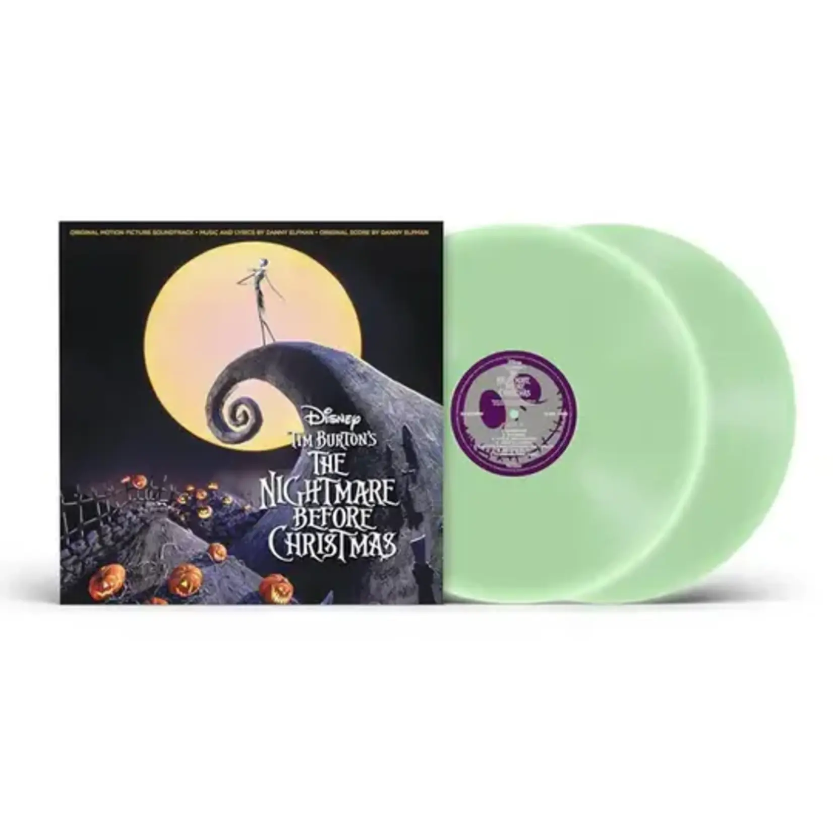 [New Vinyl] Elfman, Danny: The Nightmare Before Christmas (2LP-glow in the dark vinyl) [DISNEY]
