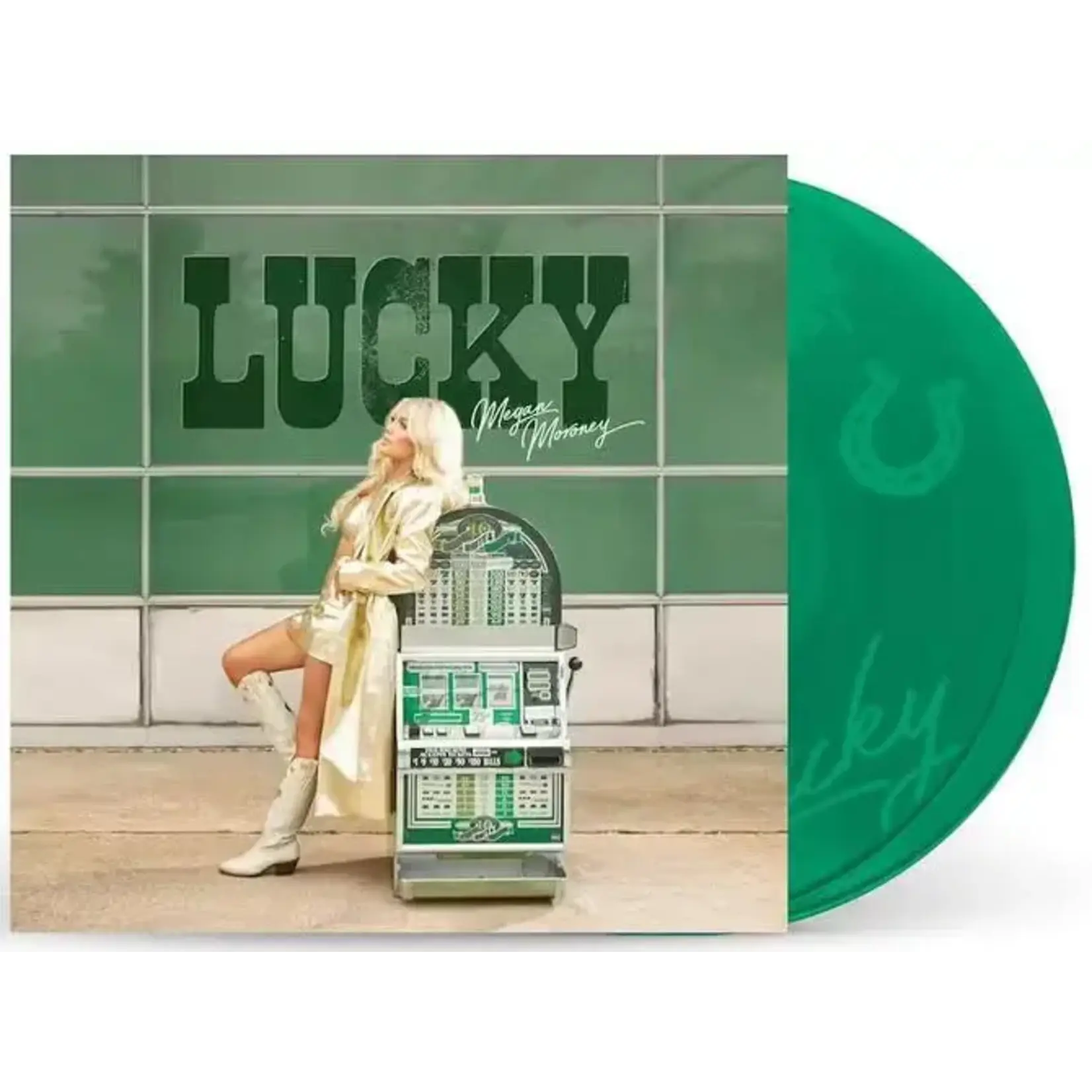 [New] Moroney, Megan: Lucky (Deluxe) (2LP, Clear Green Vinyl, 3 bonus w etching) [COLUMBIA NASHVILLE]