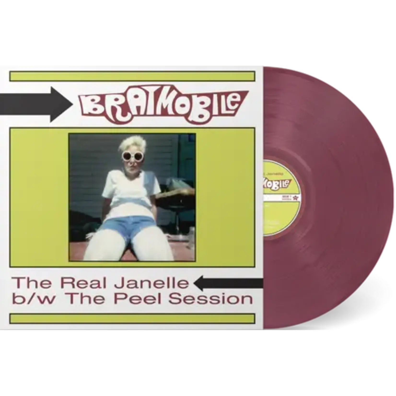 [New Vinyl] Bratmobile: 2025BF - The Real Janelle & The Peel Session (Maroon Vinyl) [KILL ROCK STARS]