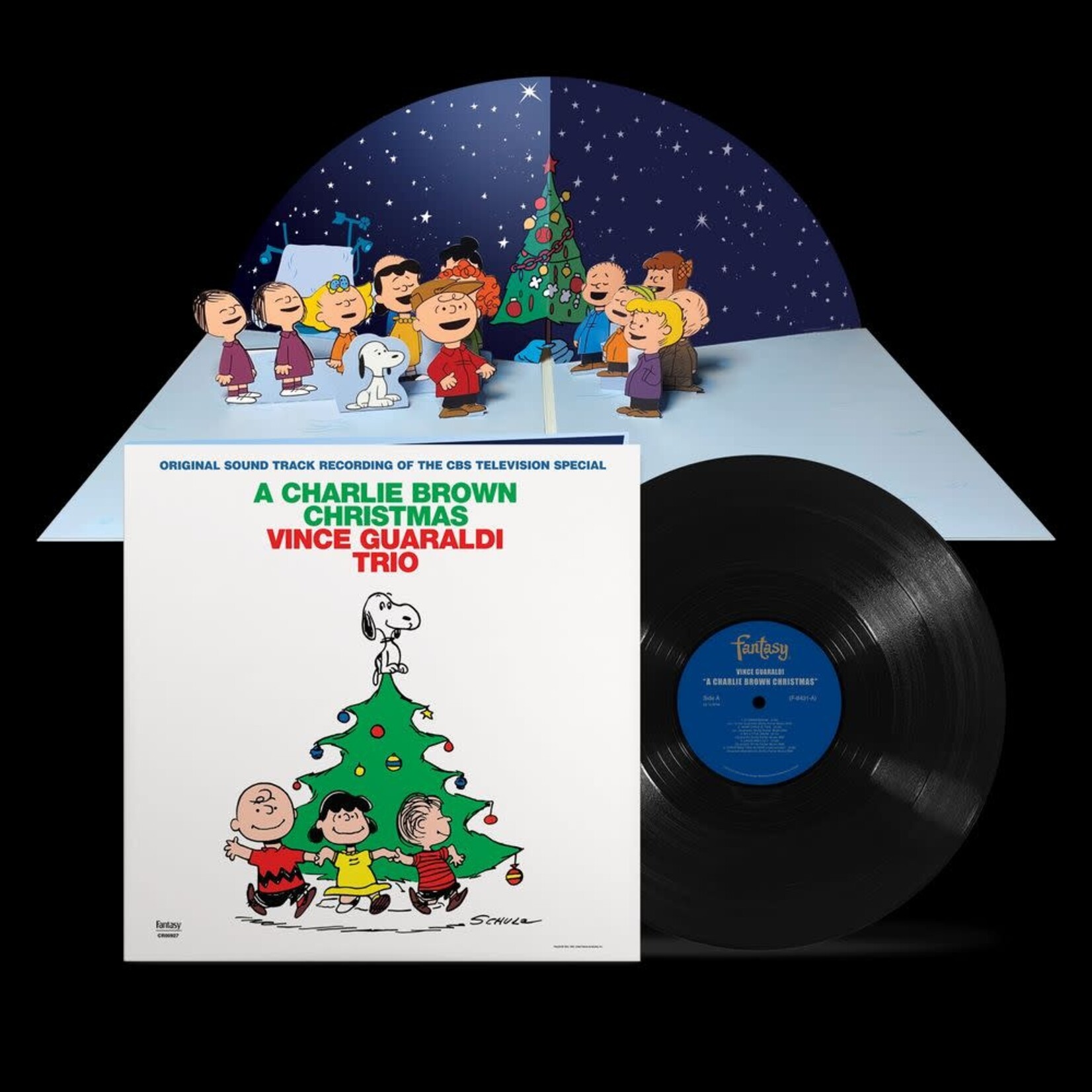 [New Vinyl] Guaraldi, Vince Trio: 2025BF - A Charlie Brown Christmas (black vinyl in pop-up gatefold sleeve) [CRAFT]