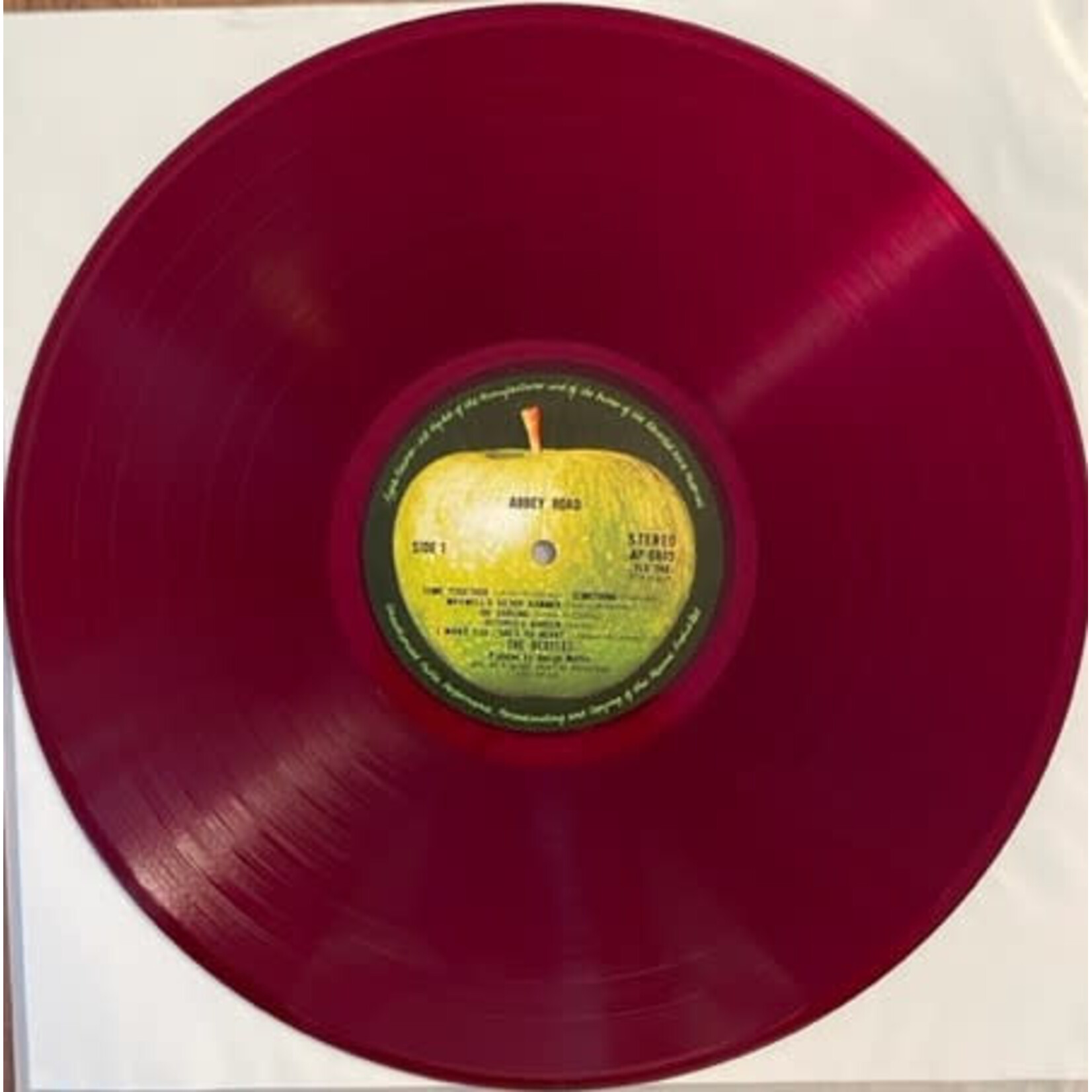 Beatles: Abbey Road (VG, red vinyl w/ OBI) [JAPANESE VINTAGE]