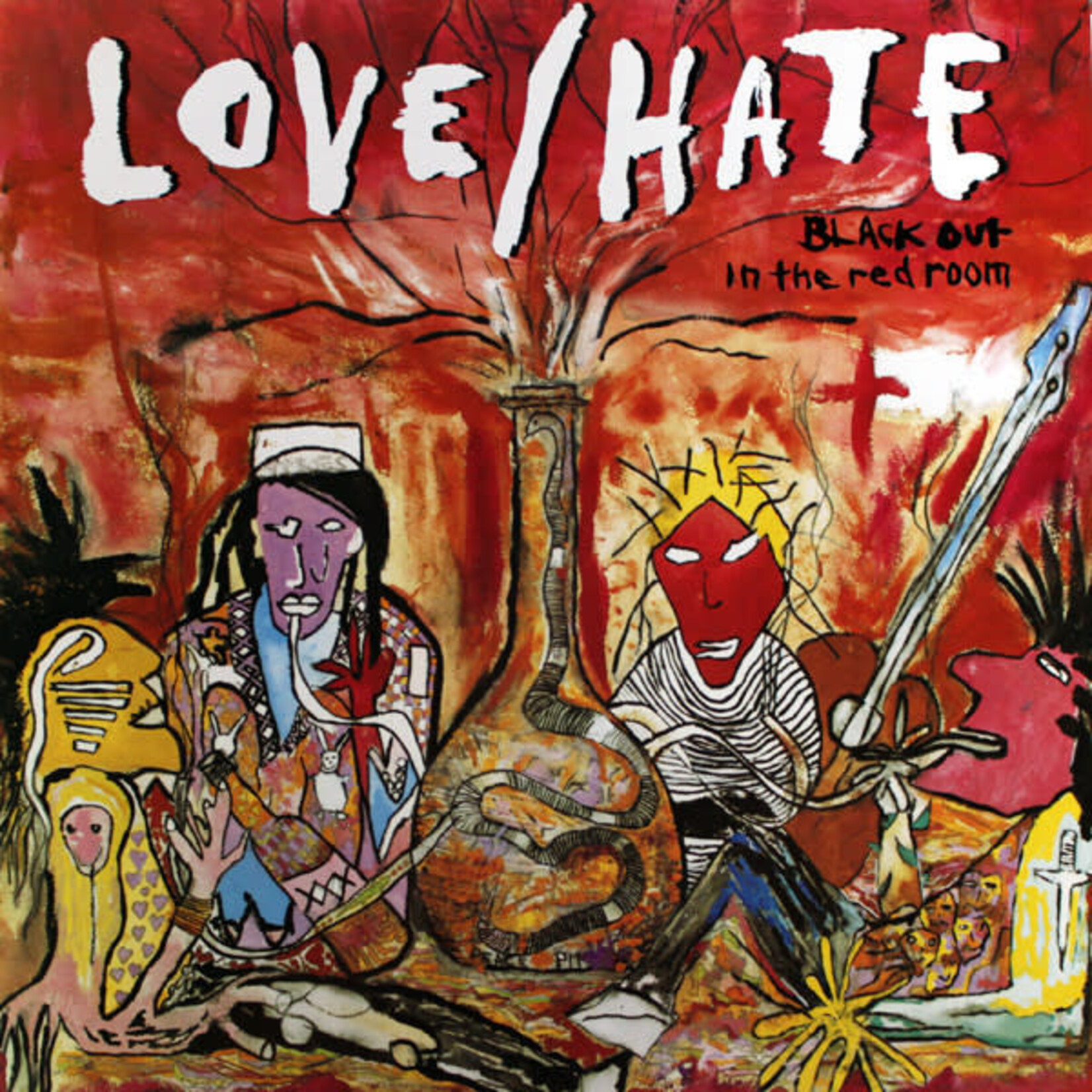 [Kollectible Vinyl] Love/Hate: Blackout In The Red Room (1990, USA, EX) [COLUMBIA]