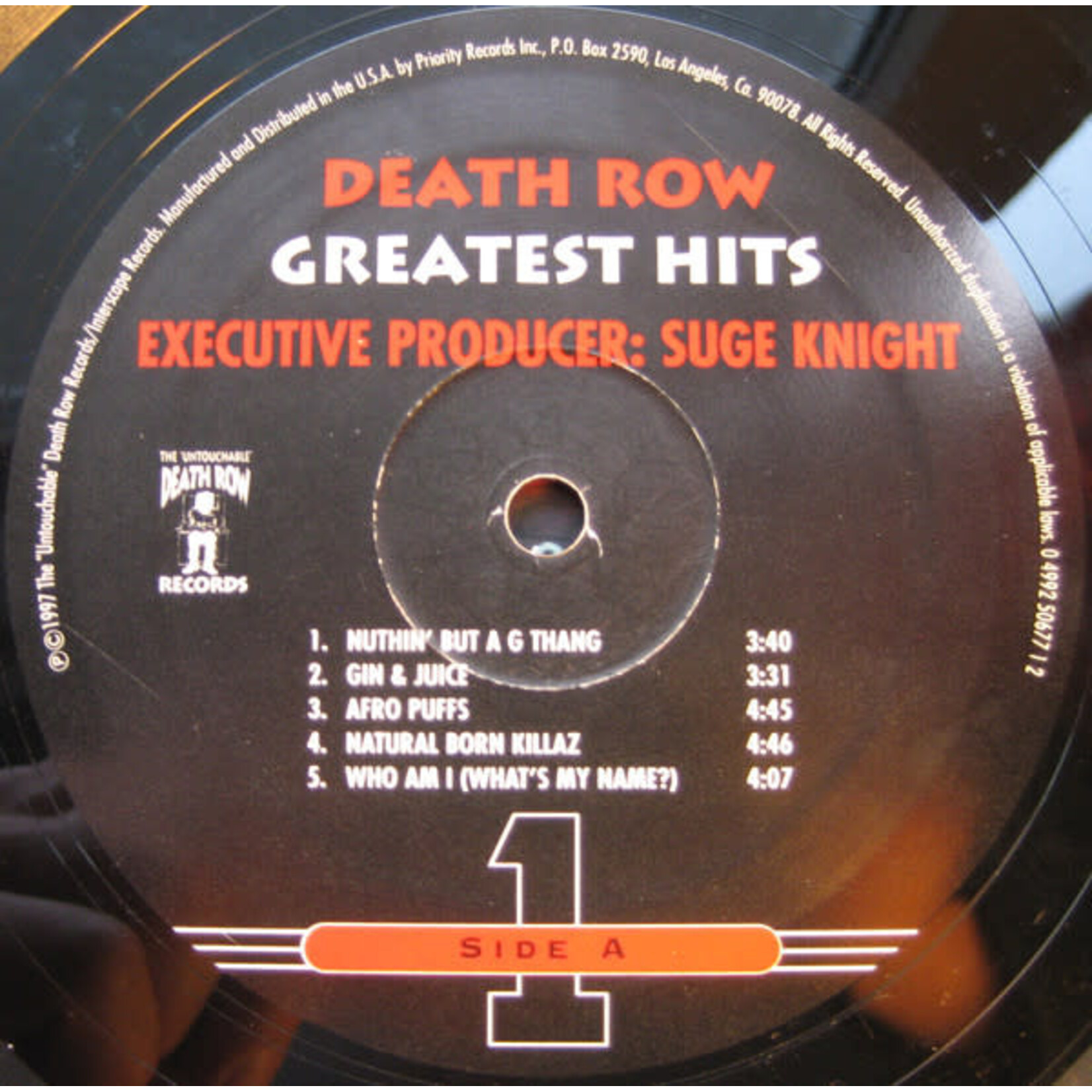 [Kollectible Vinyl] Death Row: Greatest Hits (1996, USA, VG) [DEATH ROW]