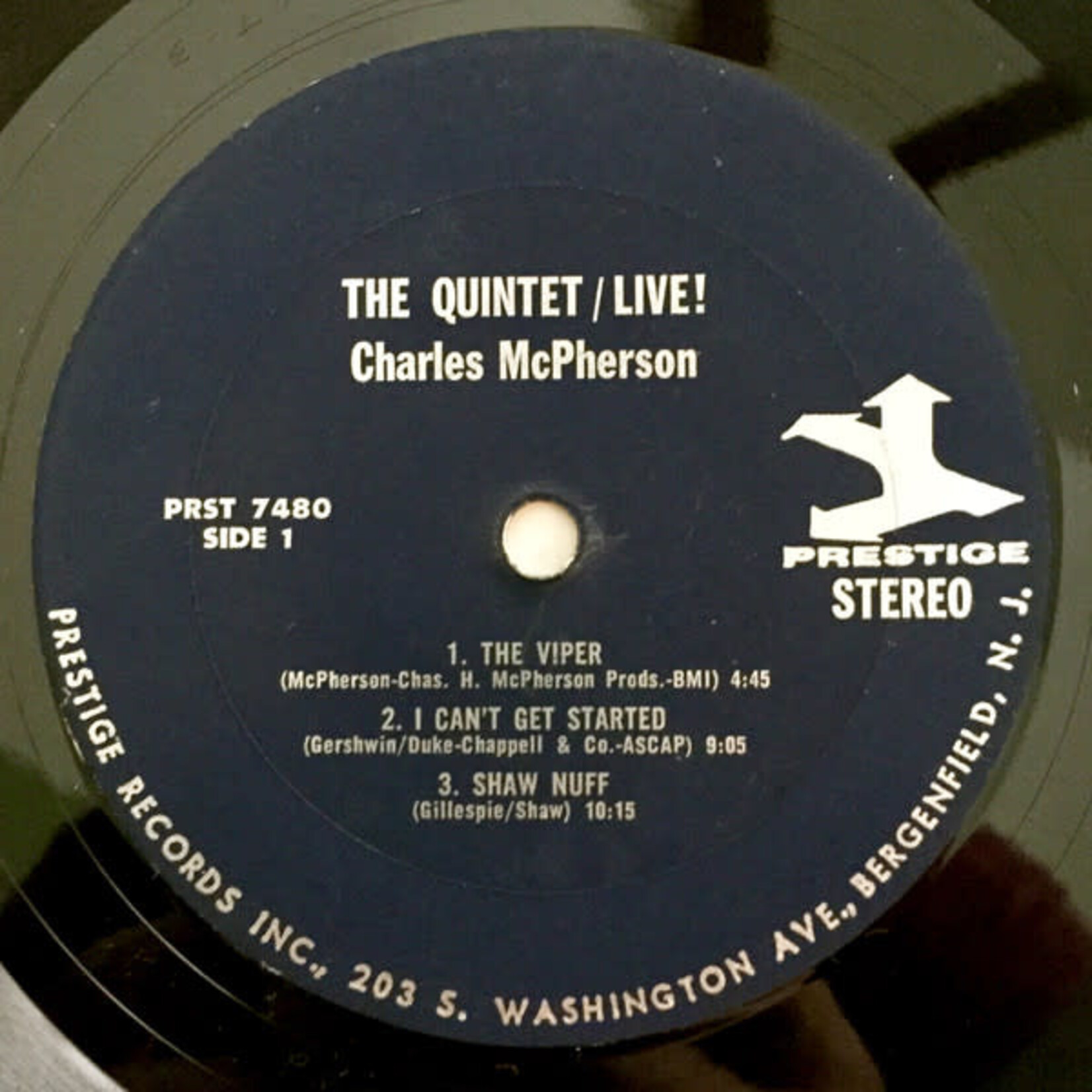 [Kollectible Vinyl] McPherson, Charles: The Quintet/Live! (Recorded Live At The Five Spot) (1967, USA, Blue Trident, Stereo, VG+) [PRESTIGE]