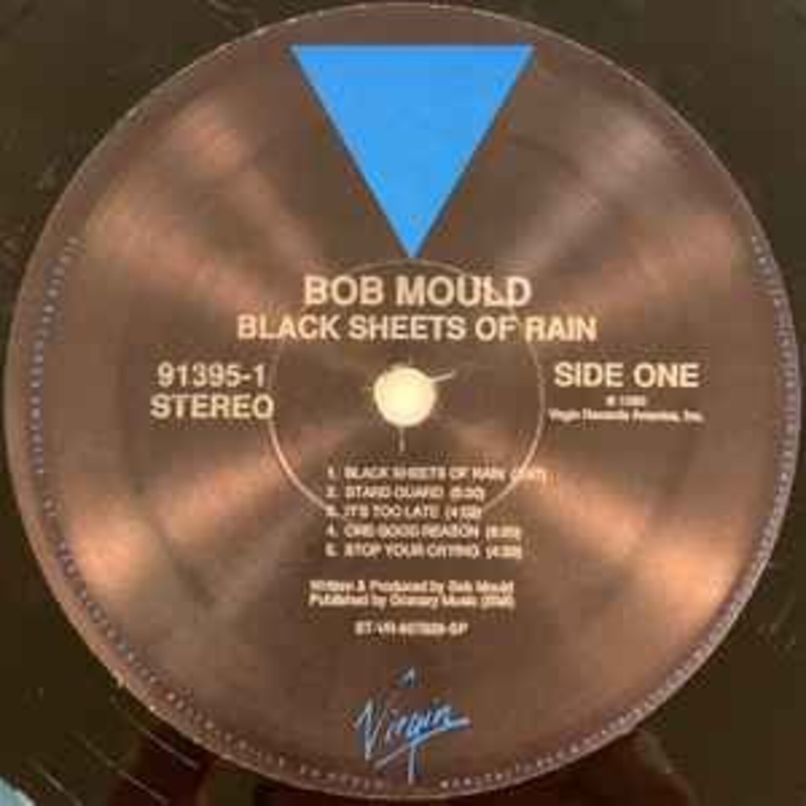 [Kollectible Vinyl] Mould, Bob: Black Sheets of Rain (1990, USA, EX) [VIRGIN]