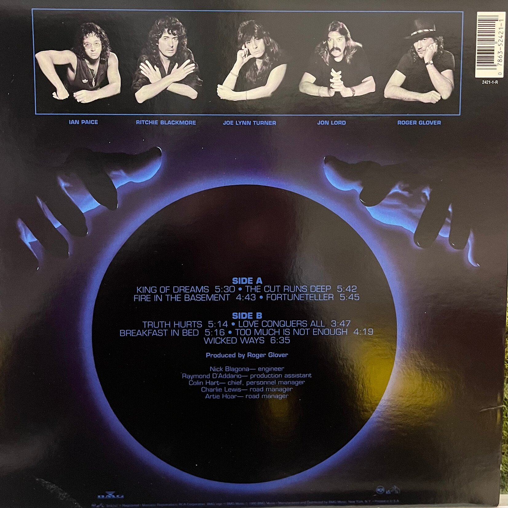 [Kollectible Vinyl] Deep Purple: Slaves and Masters (1990, USA, EX) [RCA]