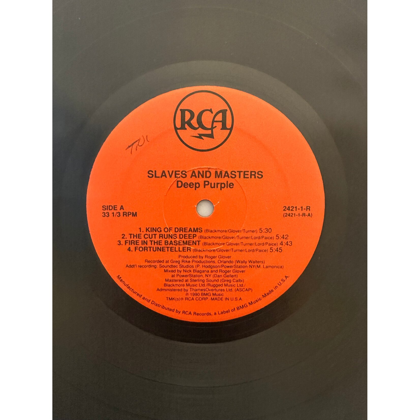 [Kollectible Vinyl] Deep Purple: Slaves and Masters (1990, USA, EX) [RCA]