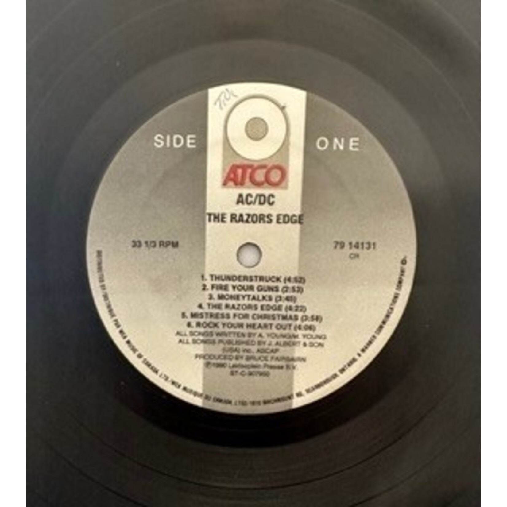 [Kollectible Vinyl] AC/DC: The Razors Edge (1990, Canada, EX) [ATCO]
